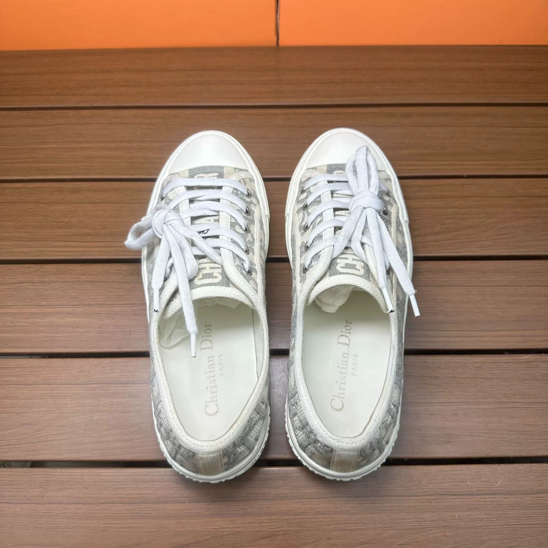 Dior Dior Gray Lowtop Sneakers it_36 Women Size US 6 / IT 36 - 5 Thumbnail