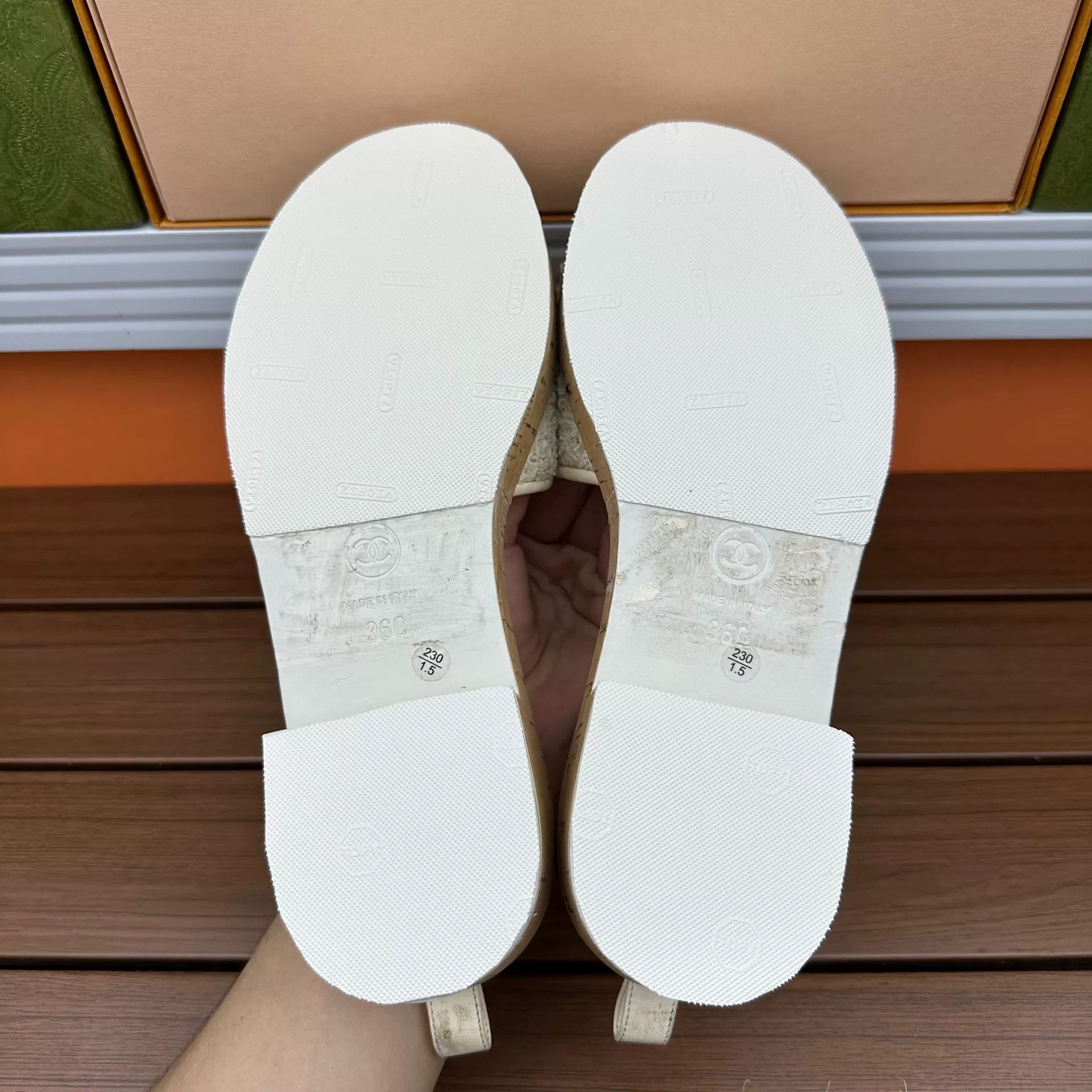 Chanel Chanel Beige Sandals it_36 Women Size US 6 / IT 36 - 8 Thumbnail