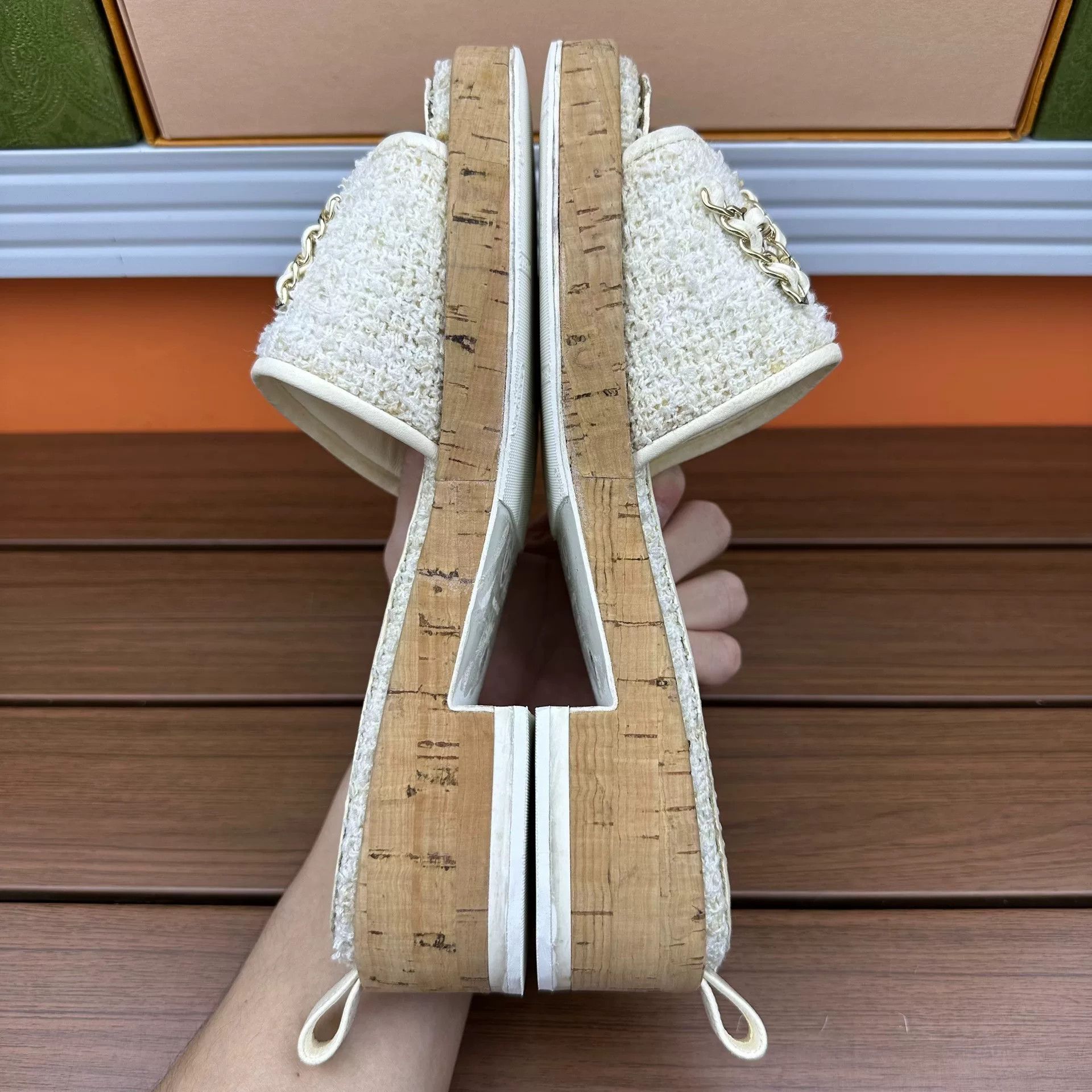 Chanel Chanel Beige Sandals it_36 Women Size US 6 / IT 36 - 6 Thumbnail