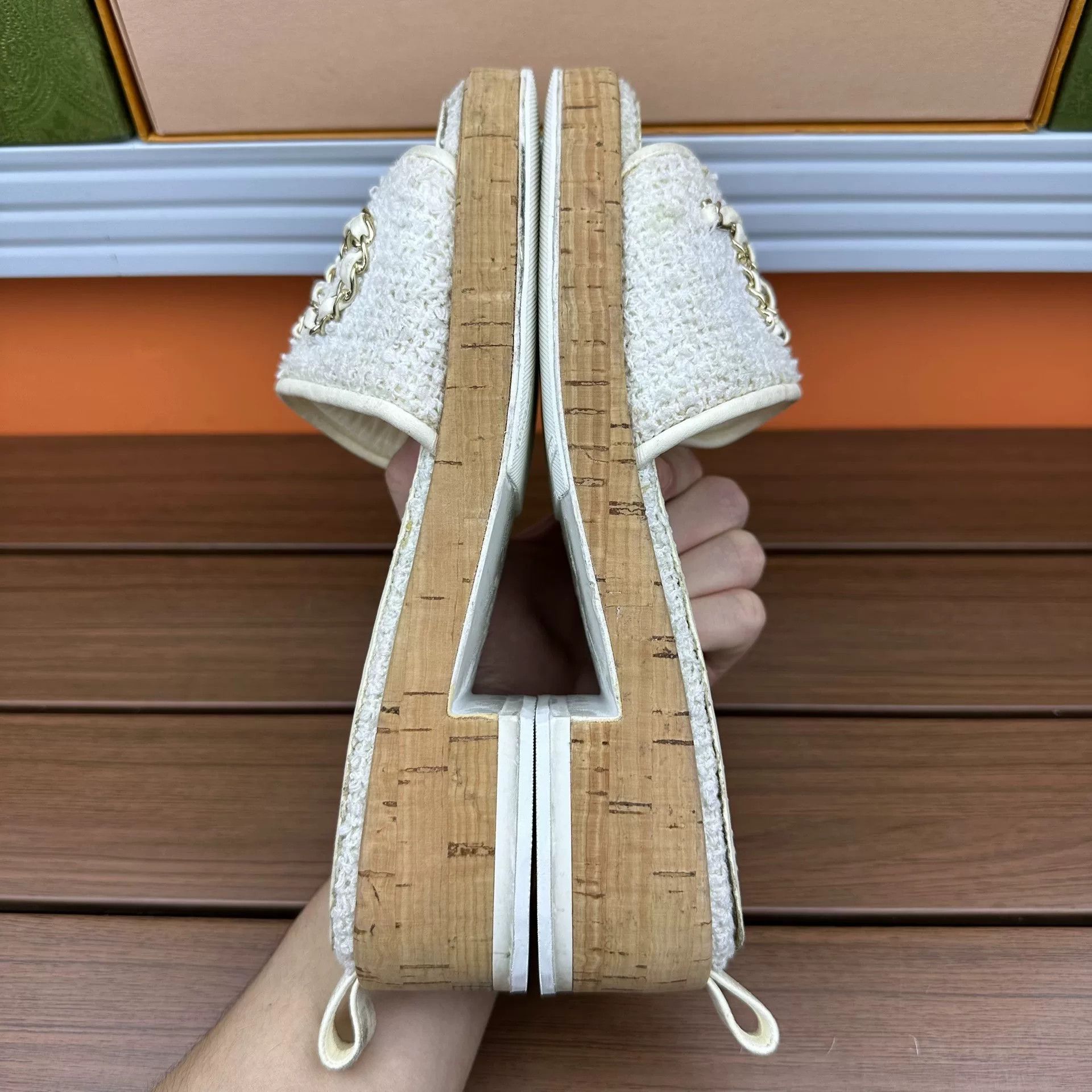 Chanel Chanel Beige Sandals it_36 Women Size US 6 / IT 36 - 5 Thumbnail