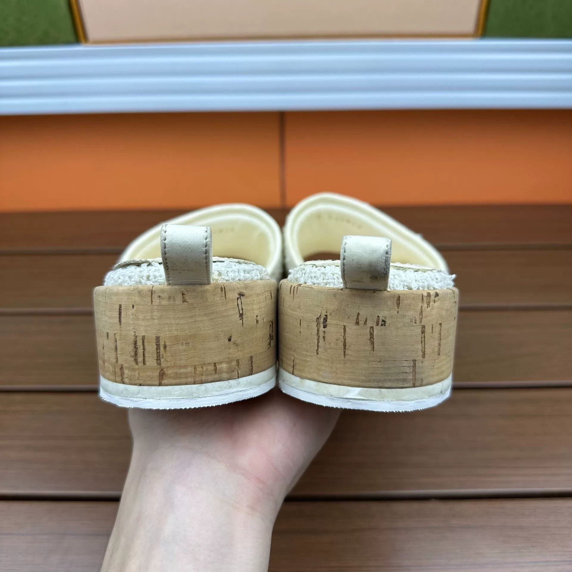 Chanel Chanel Beige Sandals it_36 Women Size US 6 / IT 36 - 7 Thumbnail