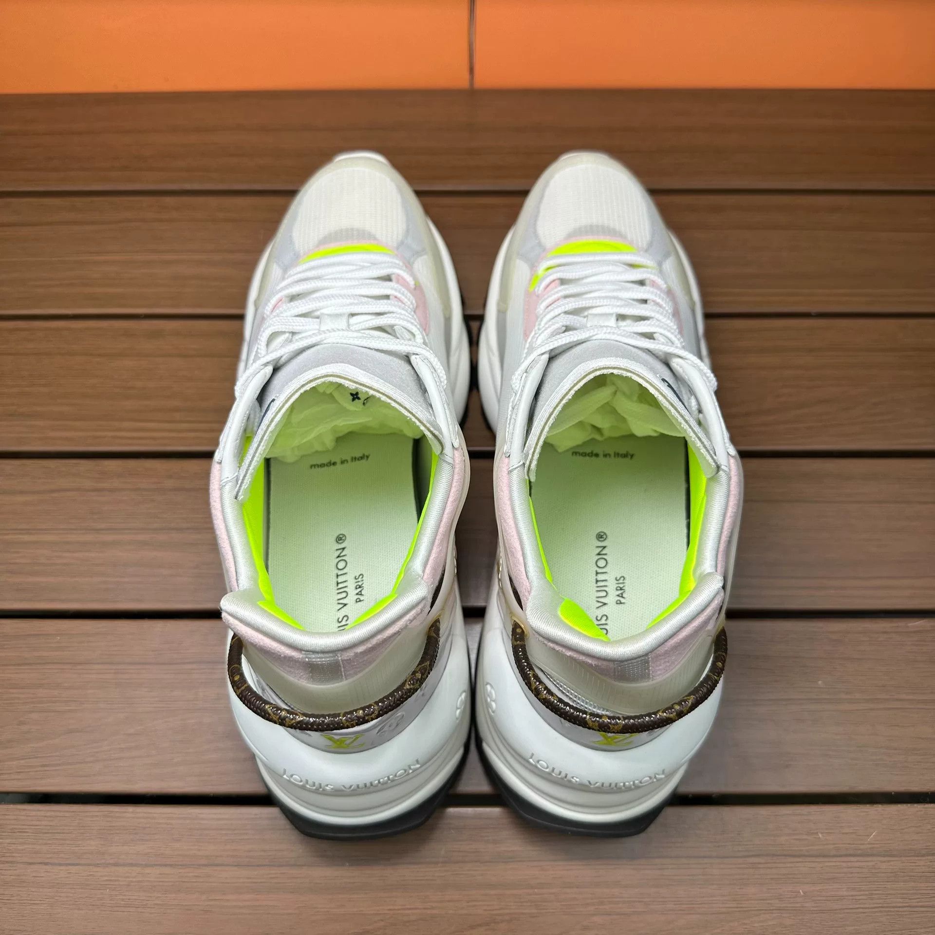 Louis Vuitton Louis Vuitton Casual Pink Lowtop Sneakers it_38-5 Women Size US 8.5 / IT 38.5 - 5 Thumbnail