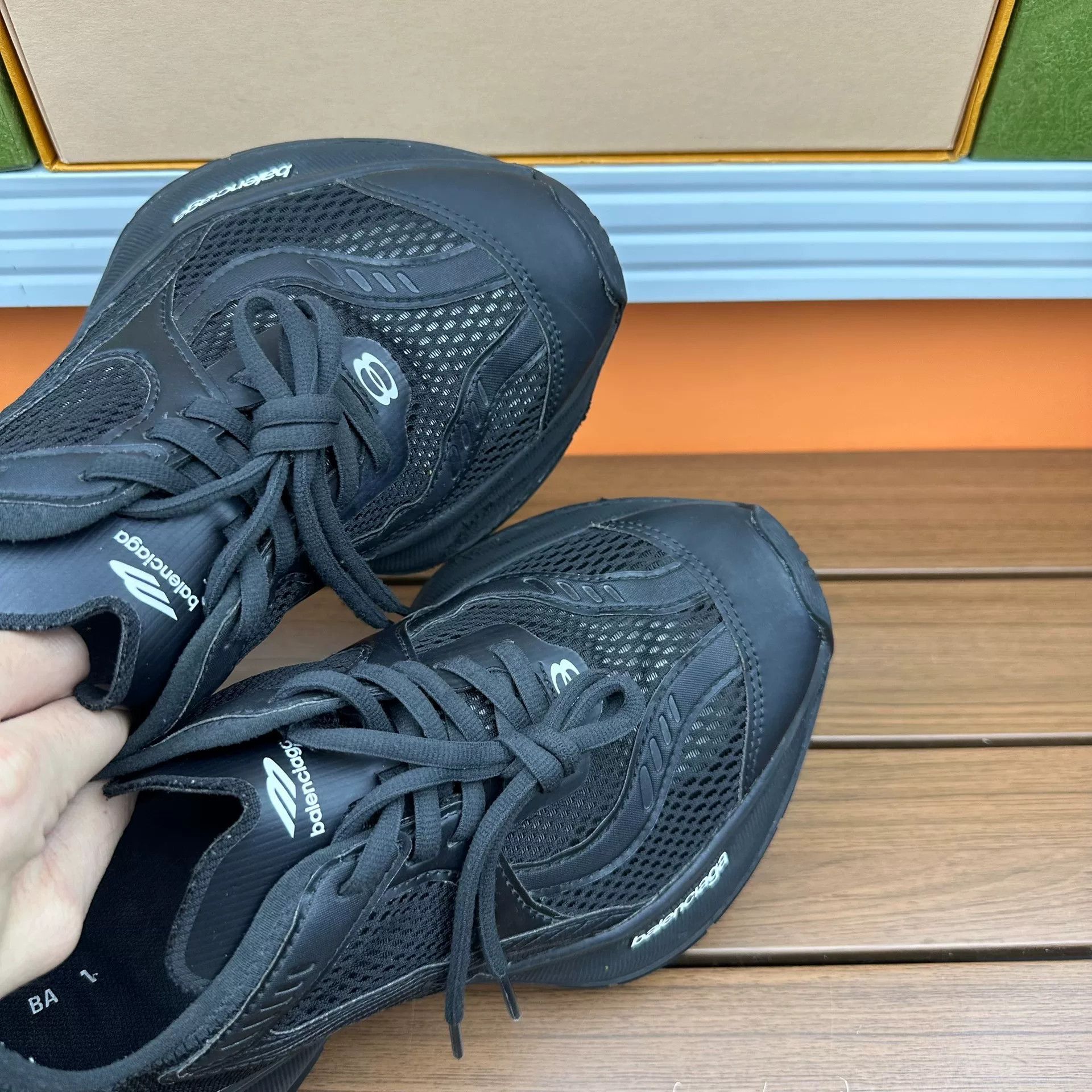 Balenciaga Balenciaga Casual Black Lowtop Sneakers it_37 Women Size US 7 / IT 37 - 7 Thumbnail