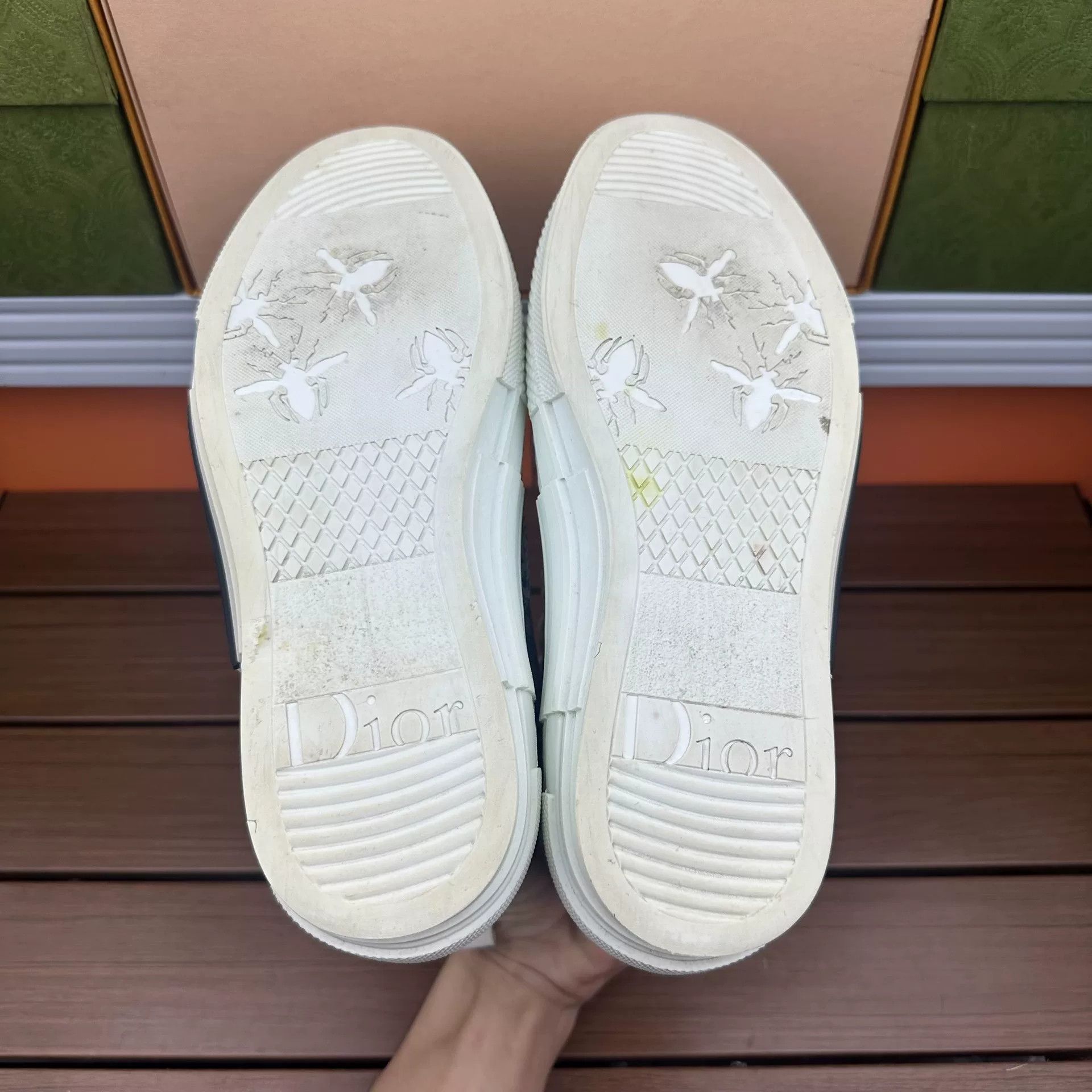 Dior Dior Blue Hitop Sneakers it_37 Women Size US 7 / IT 37 - 8 Thumbnail