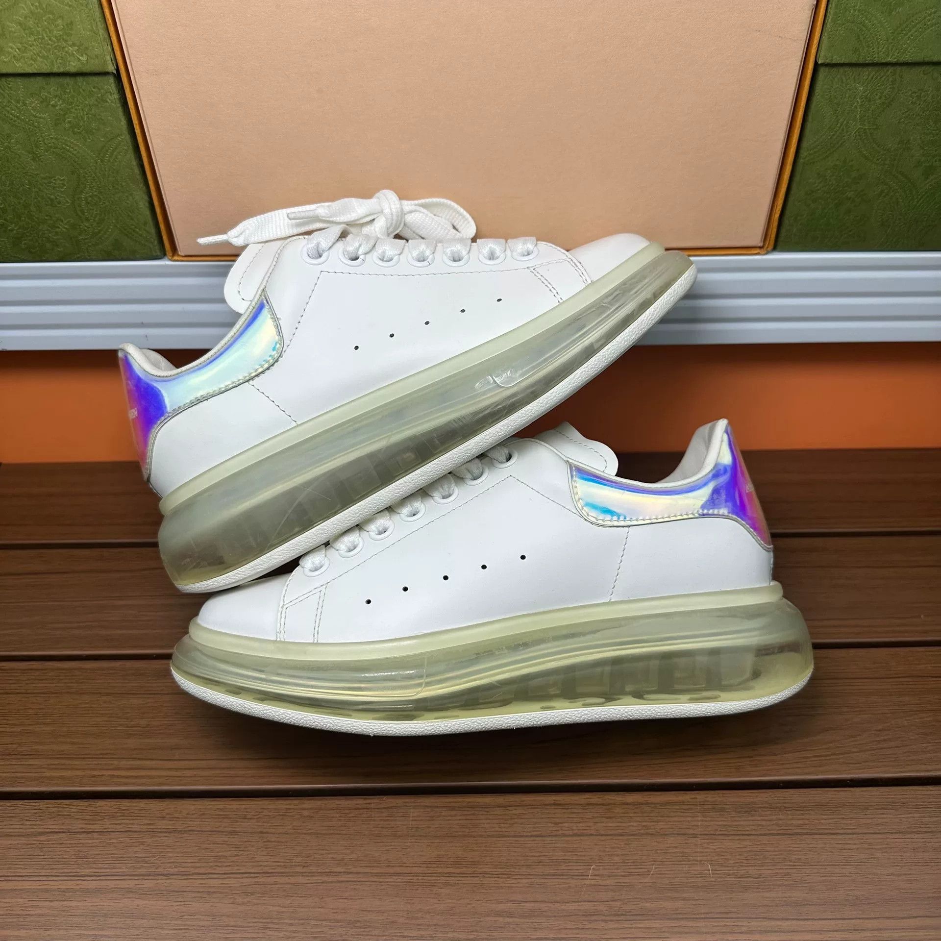 Alexander McQueen Alexander McQueen Laser Lowtop Sneakers it_36-5 Women Size US 6.5 / IT 36.5 - 2 Thumbnail
