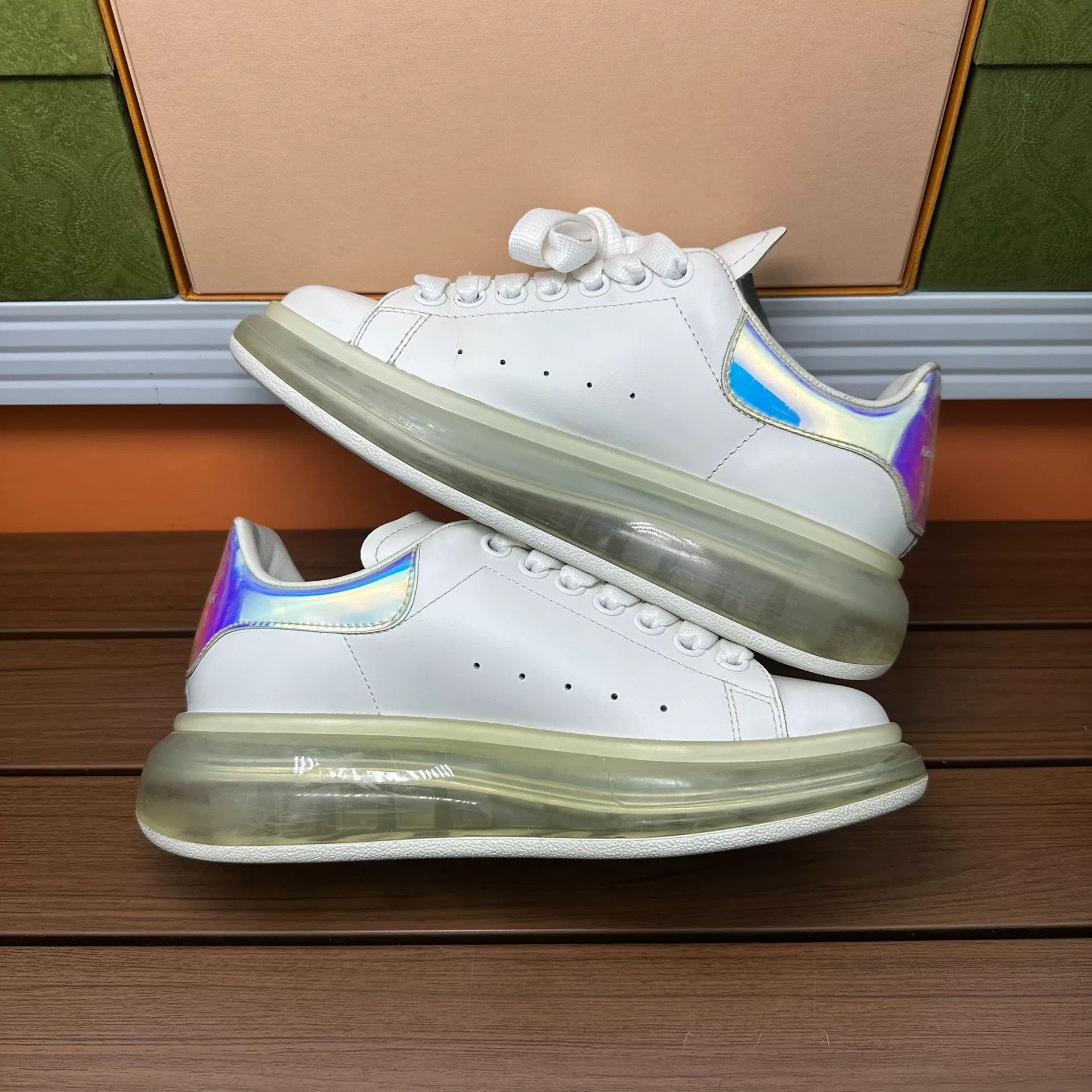 Alexander McQueen Alexander McQueen Laser Lowtop Sneakers it_36-5 Women Size US 6.5 / IT 36.5 - 3 Thumbnail