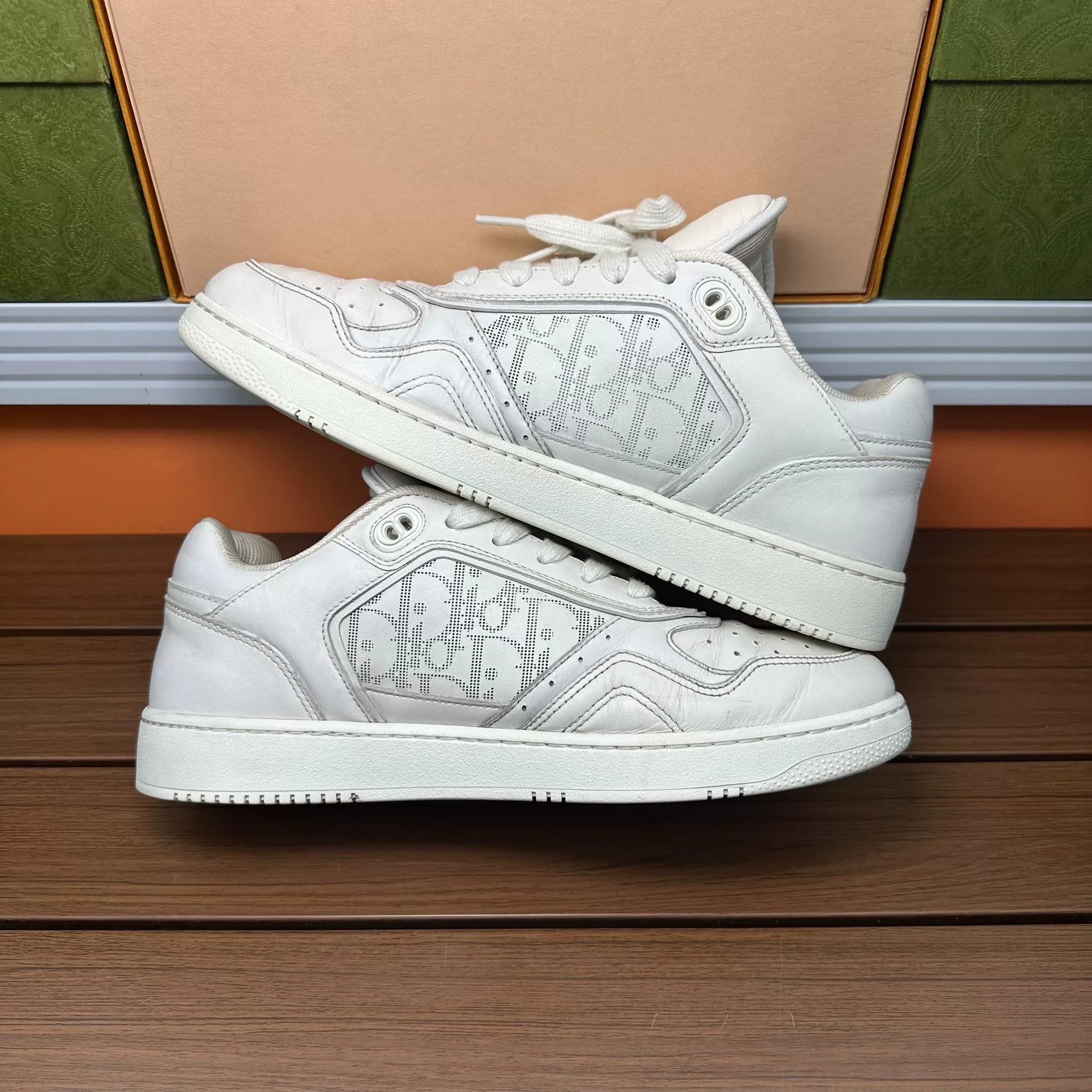 Dior Dior White Lowtop Sneakers 9 Men Size US 9 / EU 42 - 3 Thumbnail