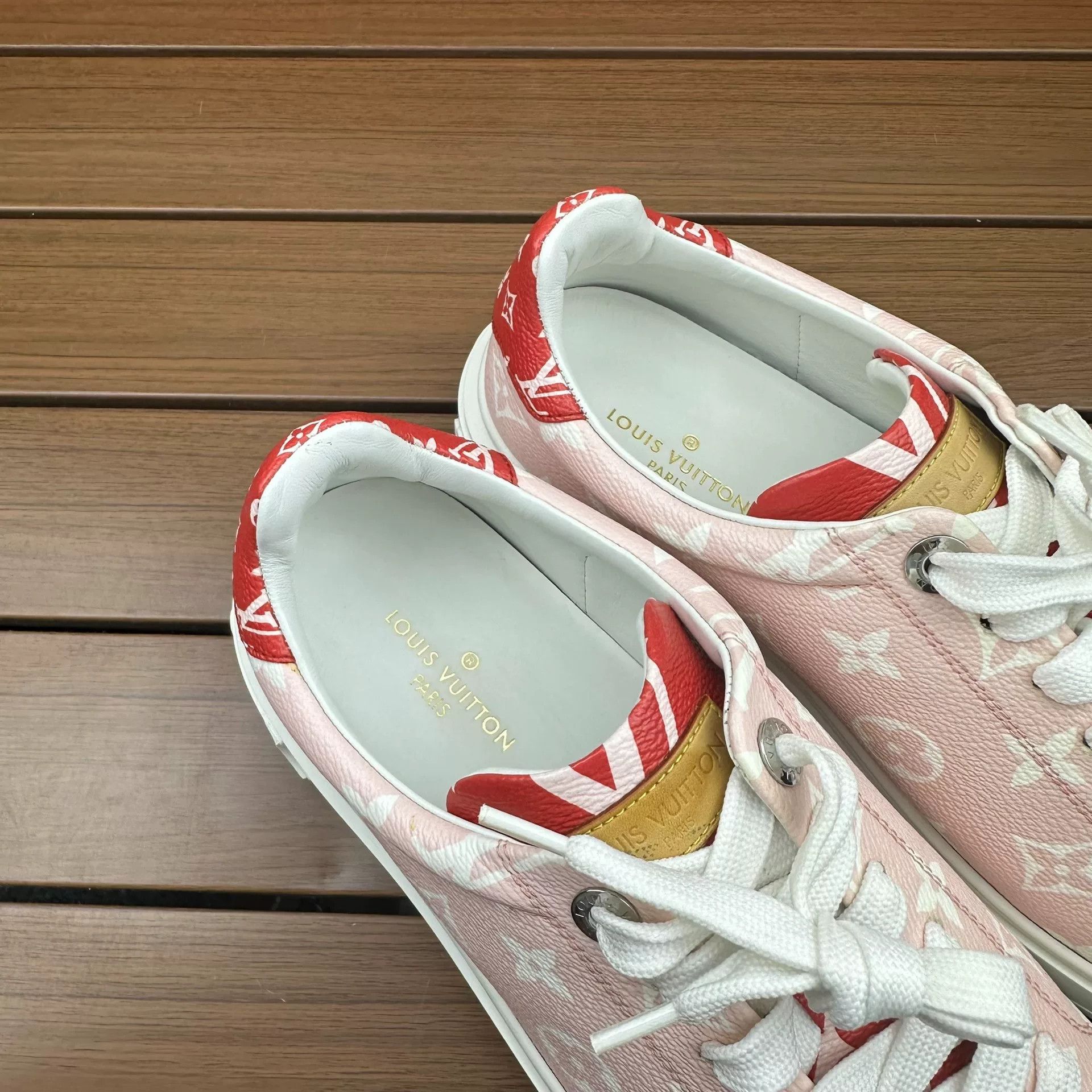 Louis Vuitton Louis Vuitton Casual Lowtop Sneakers it_38-5 Women Size US 8.5 / IT 38.5 - 7 Thumbnail