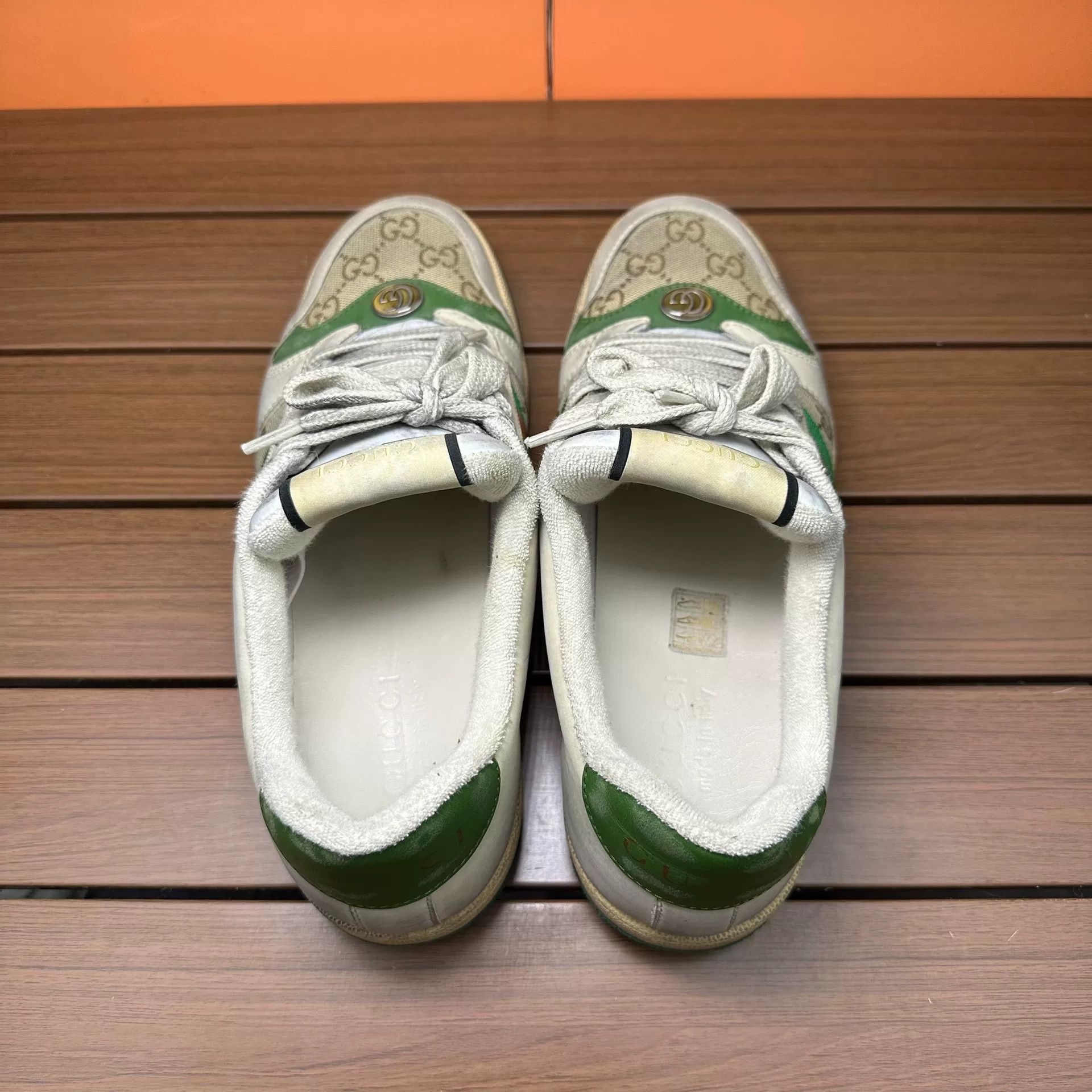 Gucci Gucci Green Lowtop Sneakers 8 Men Size US 8 / EU 41 - 9 Thumbnail