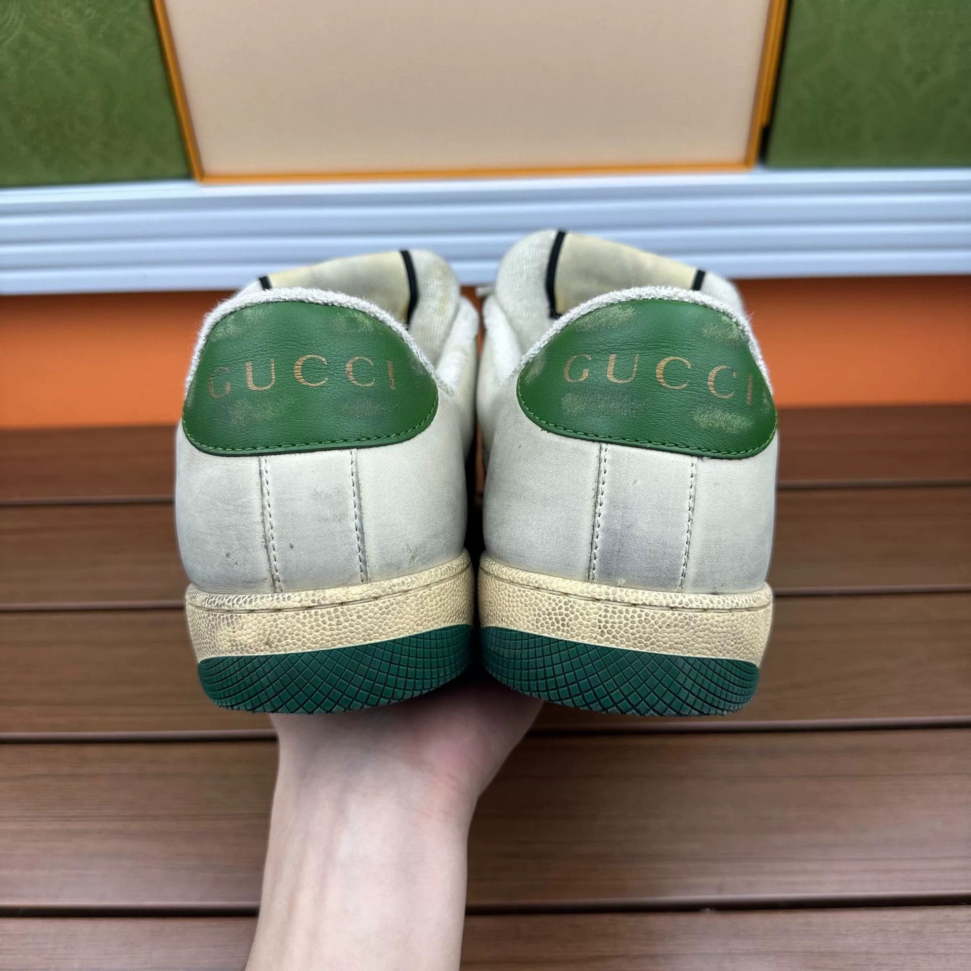 Gucci Gucci Green Lowtop Sneakers 8 Men Size US 8 / EU 41 - 5 Thumbnail