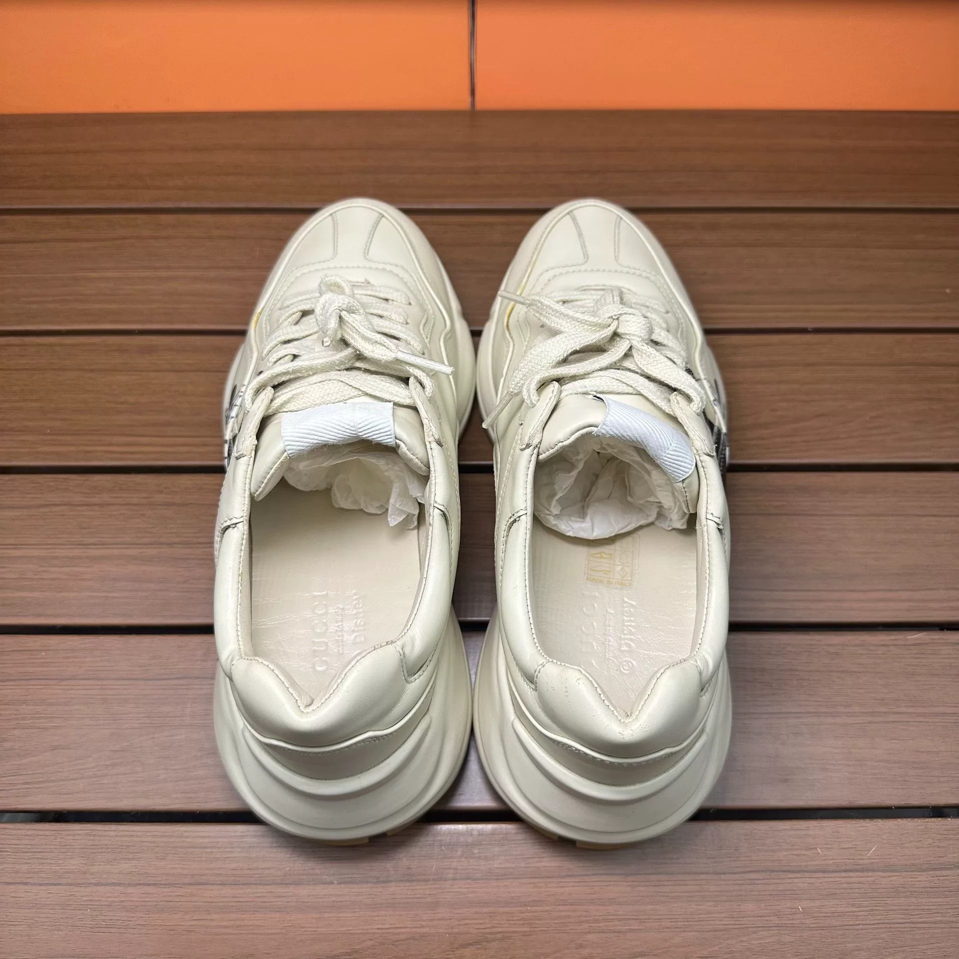 Gucci Gucci Collab Printed Lowtop Sneakers it_37-5 Women Size US 7.5 / IT 37.5 - 6 Thumbnail