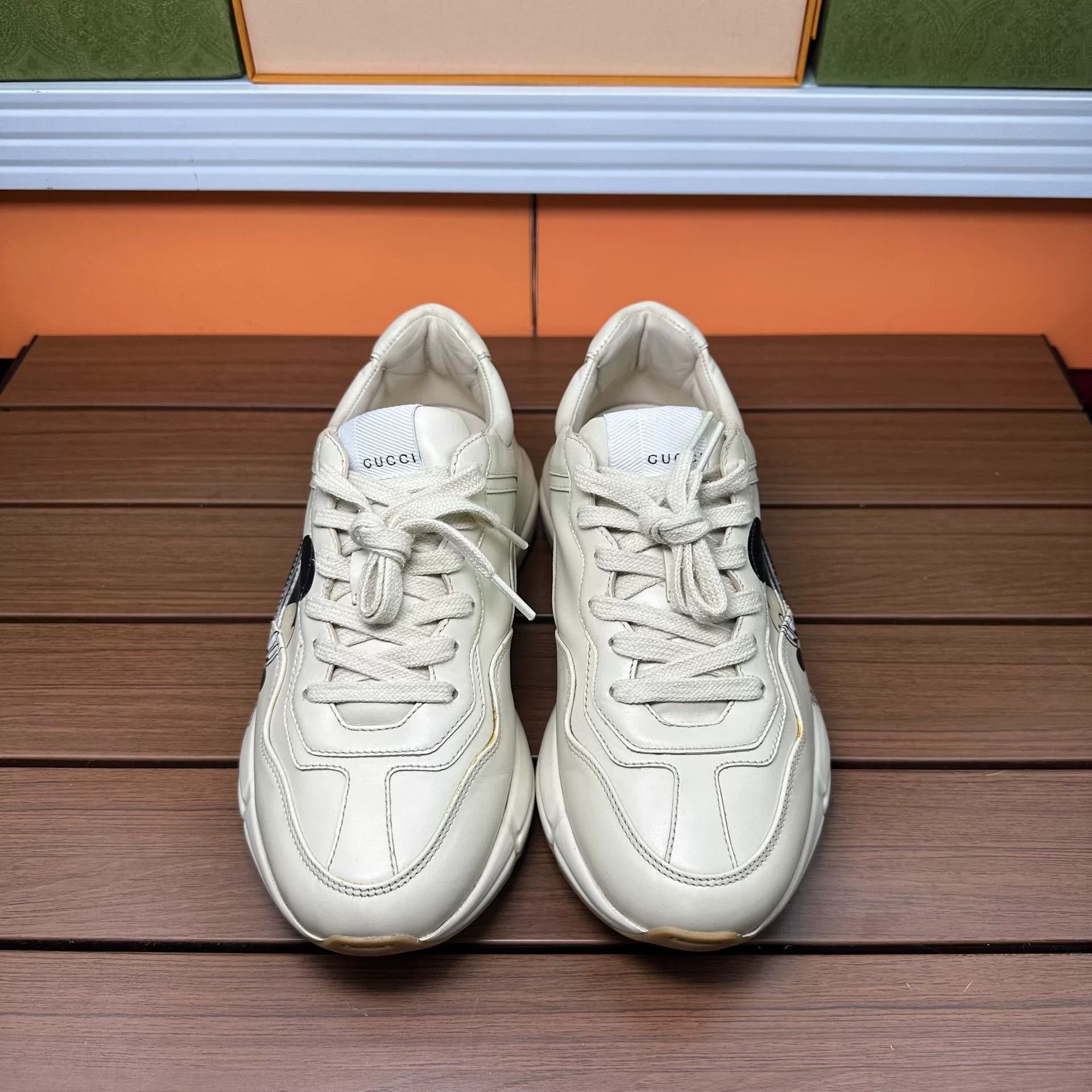 Gucci Gucci Collab Printed Lowtop Sneakers it_37-5 Women Size US 7.5 / IT 37.5 - 4 Thumbnail