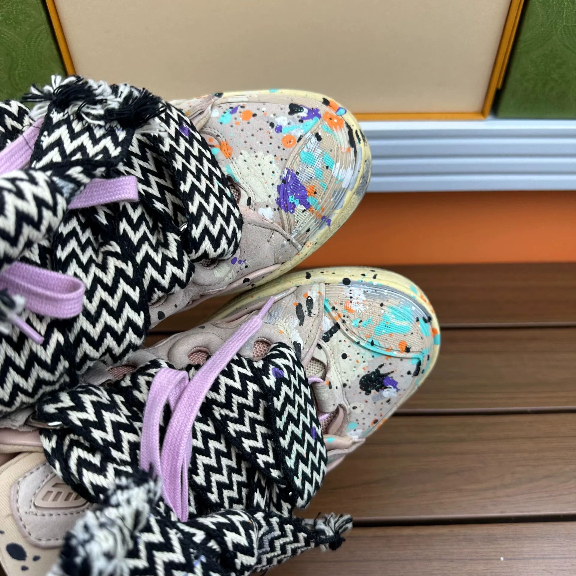 Lanvin Lanvin Collab Lowtop Sneakers it_37 Women Size US 7 / IT 37 - 9 Thumbnail