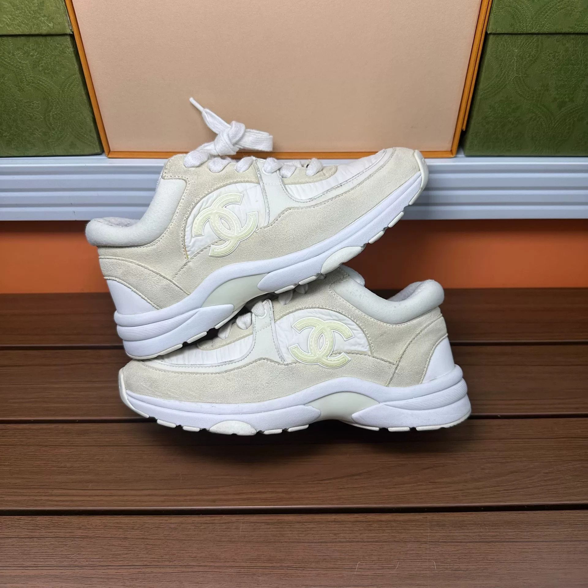 Chanel Chanel Casual Lowtop Sneakers it_34-5 Women Size US 4.5 / IT 34.5 - 2 Thumbnail