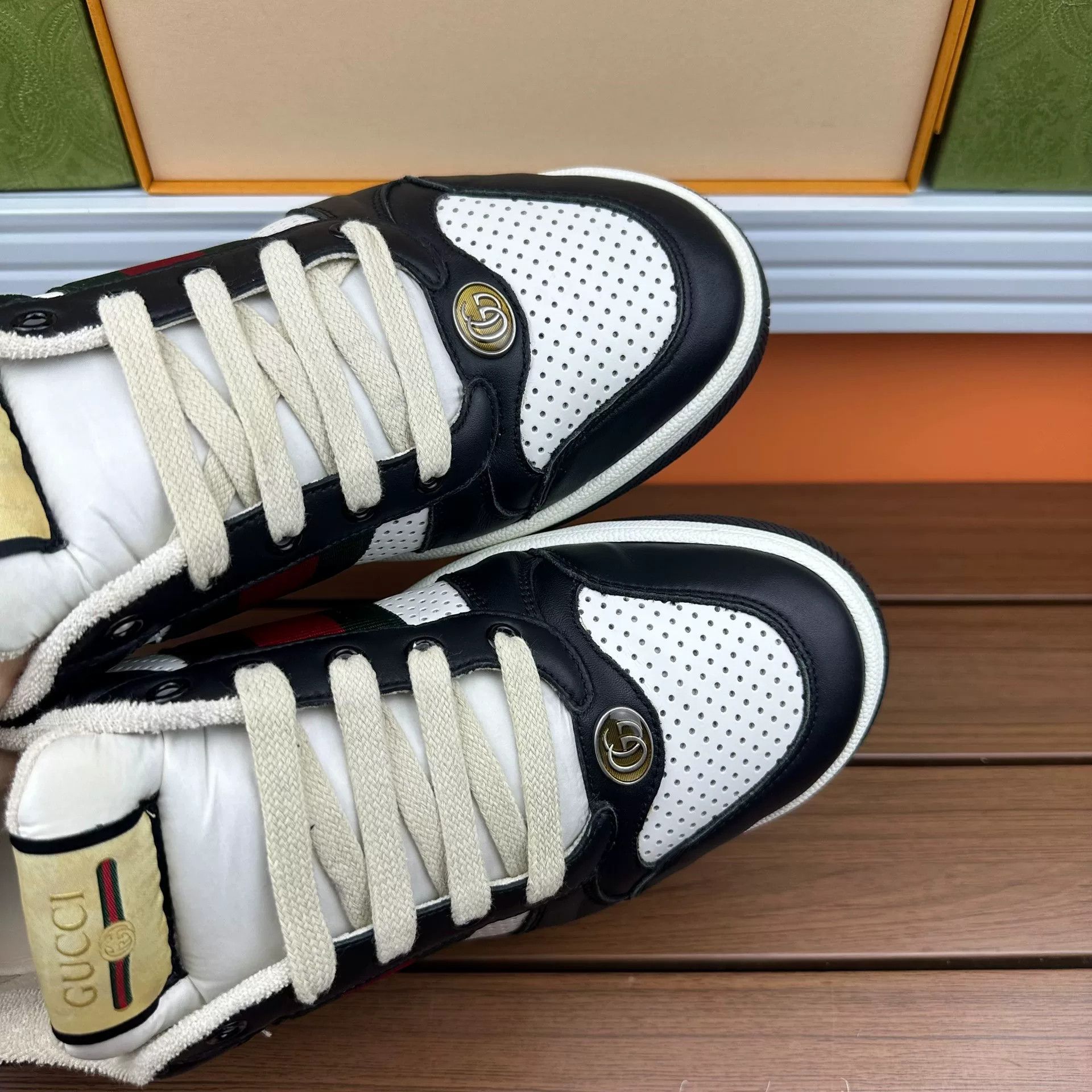 Gucci Gucci Black Lowtop Sneakers 10 Men Size US 10 / EU 43 - 7 Thumbnail