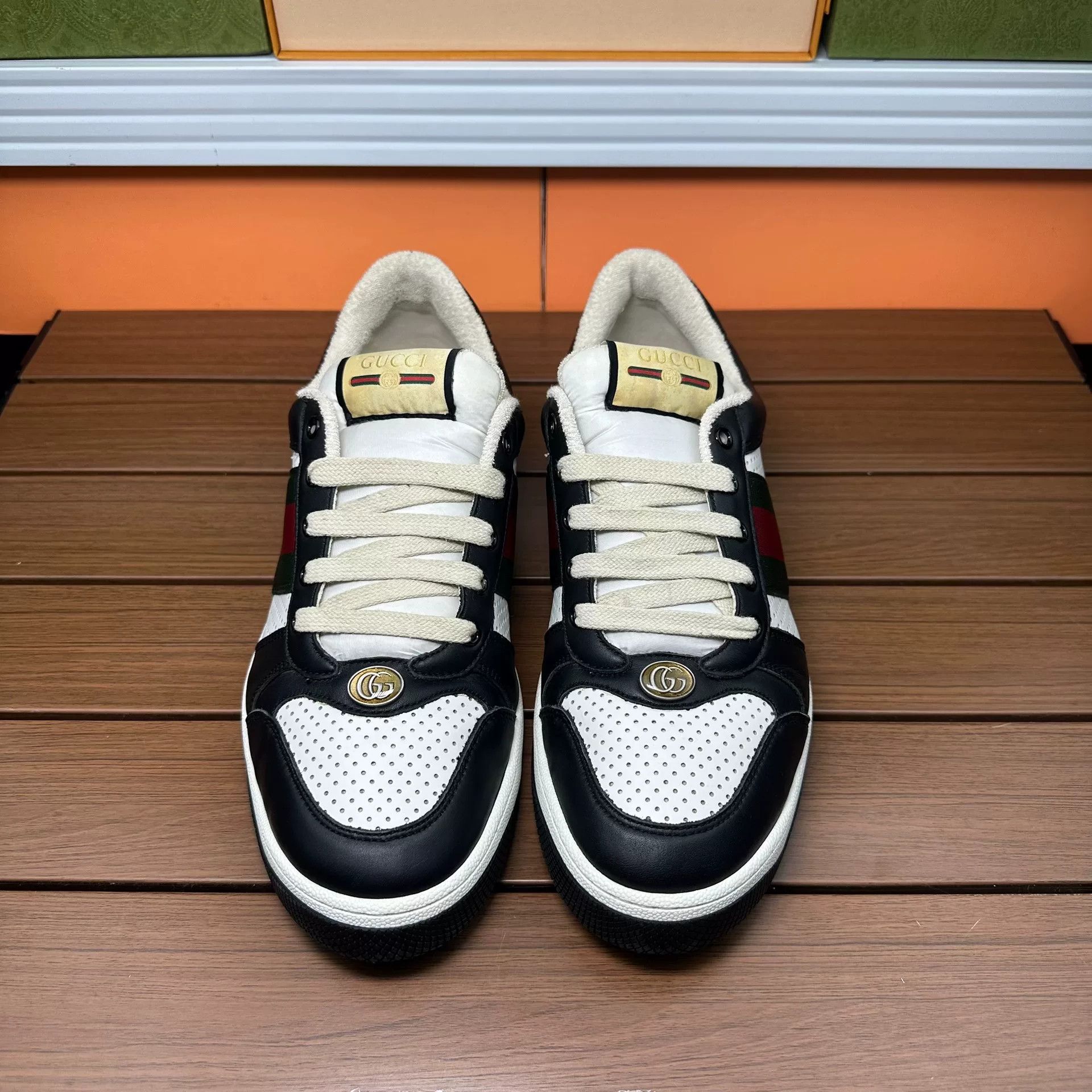 Gucci Gucci Black Lowtop Sneakers 10 Men Size US 10 / EU 43 - 4 Thumbnail