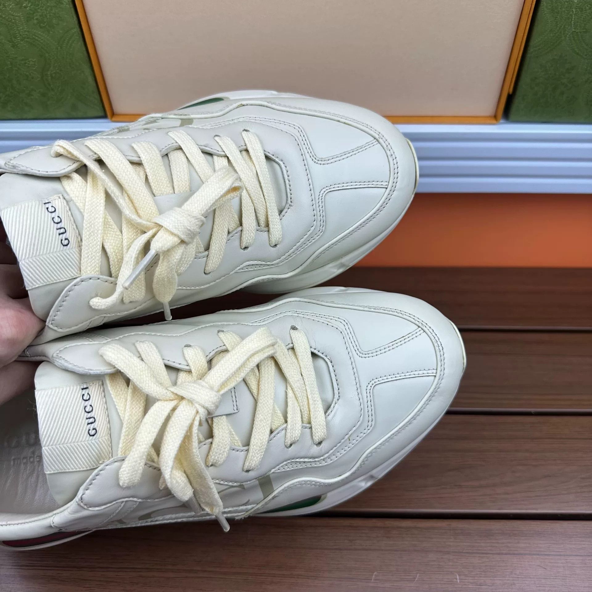 Gucci Gucci Printed Lowtop Sneakers 8 Men Size US 8 / EU 41 - 7 Thumbnail