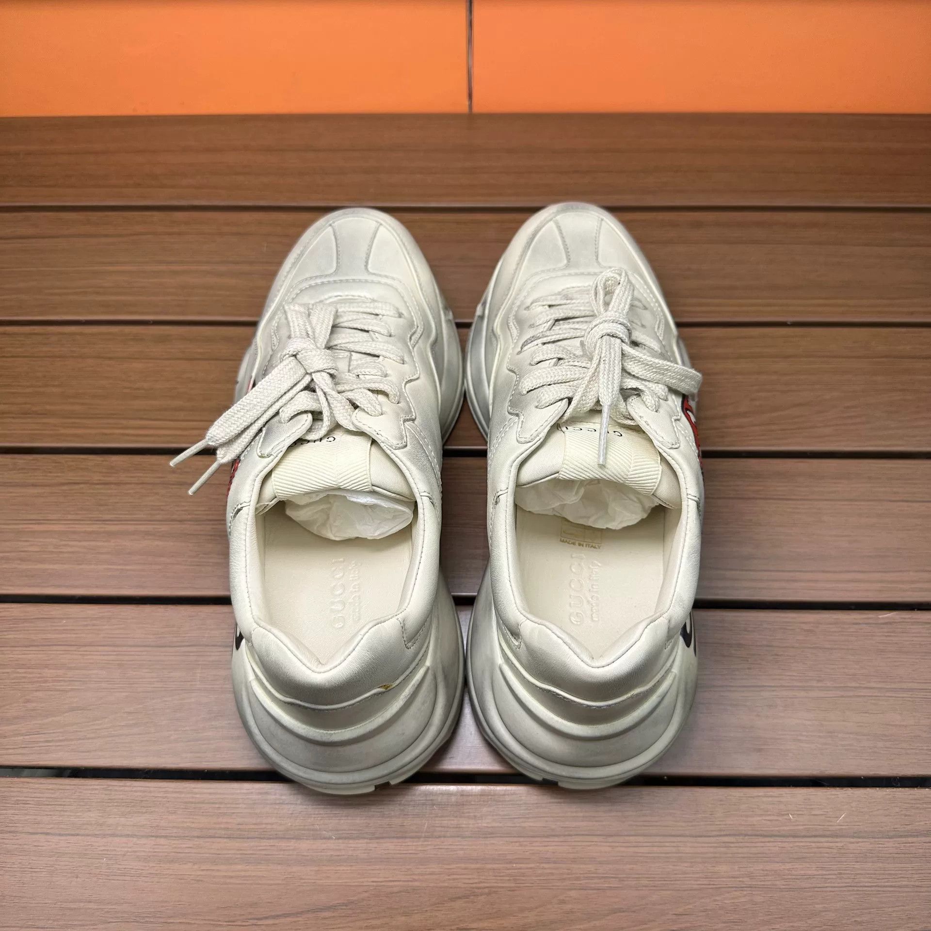 Gucci Gucci Printed Lowtop Sneakers it_35 Women Size US 5 / IT 35 - 6 Thumbnail