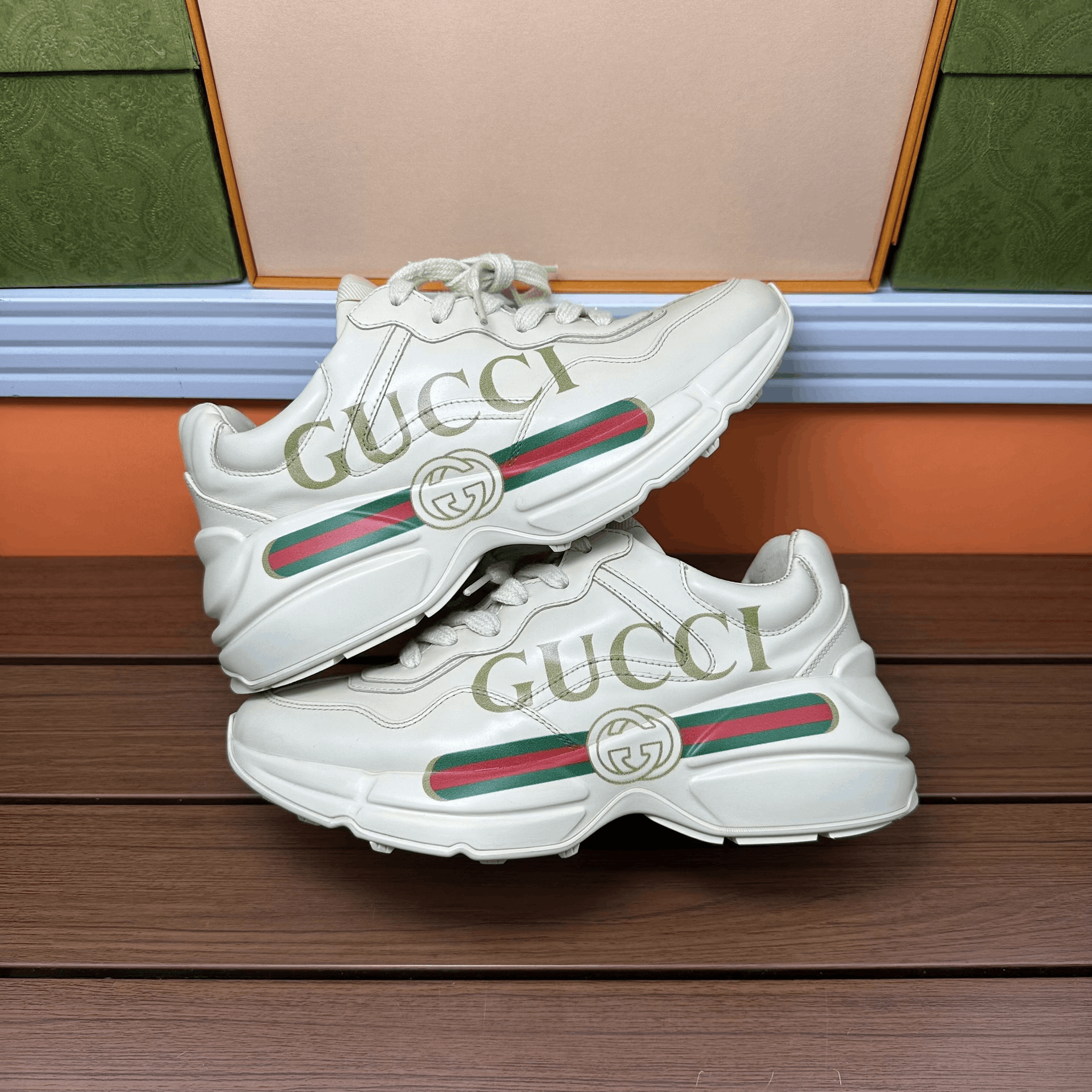 Gucci Gucci Printed Lowtop Sneakers it_35-5 Women Size US 5.5 / IT 35.5 - 2 Thumbnail