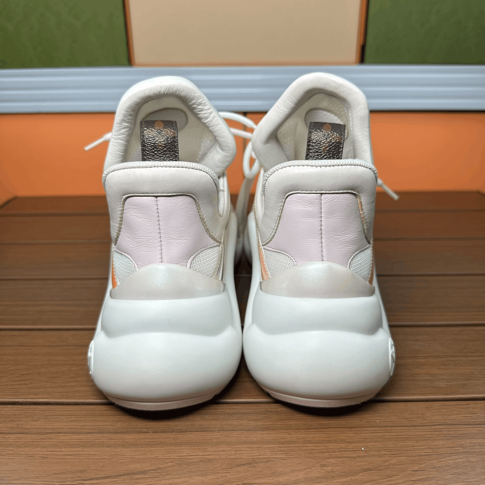 Louis Vuitton Louis Vuitton Pink Lowtop Sneakers it_36-5 Women Size US 6.5 / IT 36.5 - 5 Thumbnail