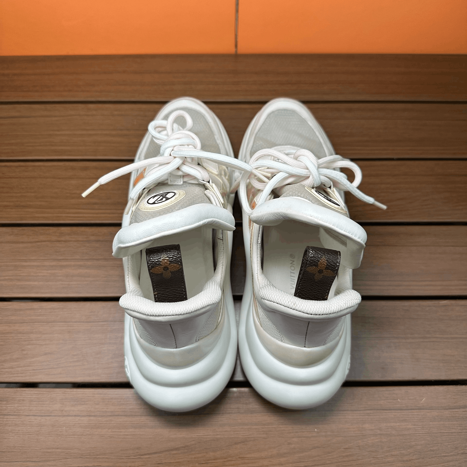 Louis Vuitton Louis Vuitton Pink Lowtop Sneakers it_36-5 Women Size US 6.5 / IT 36.5 - 6 Thumbnail