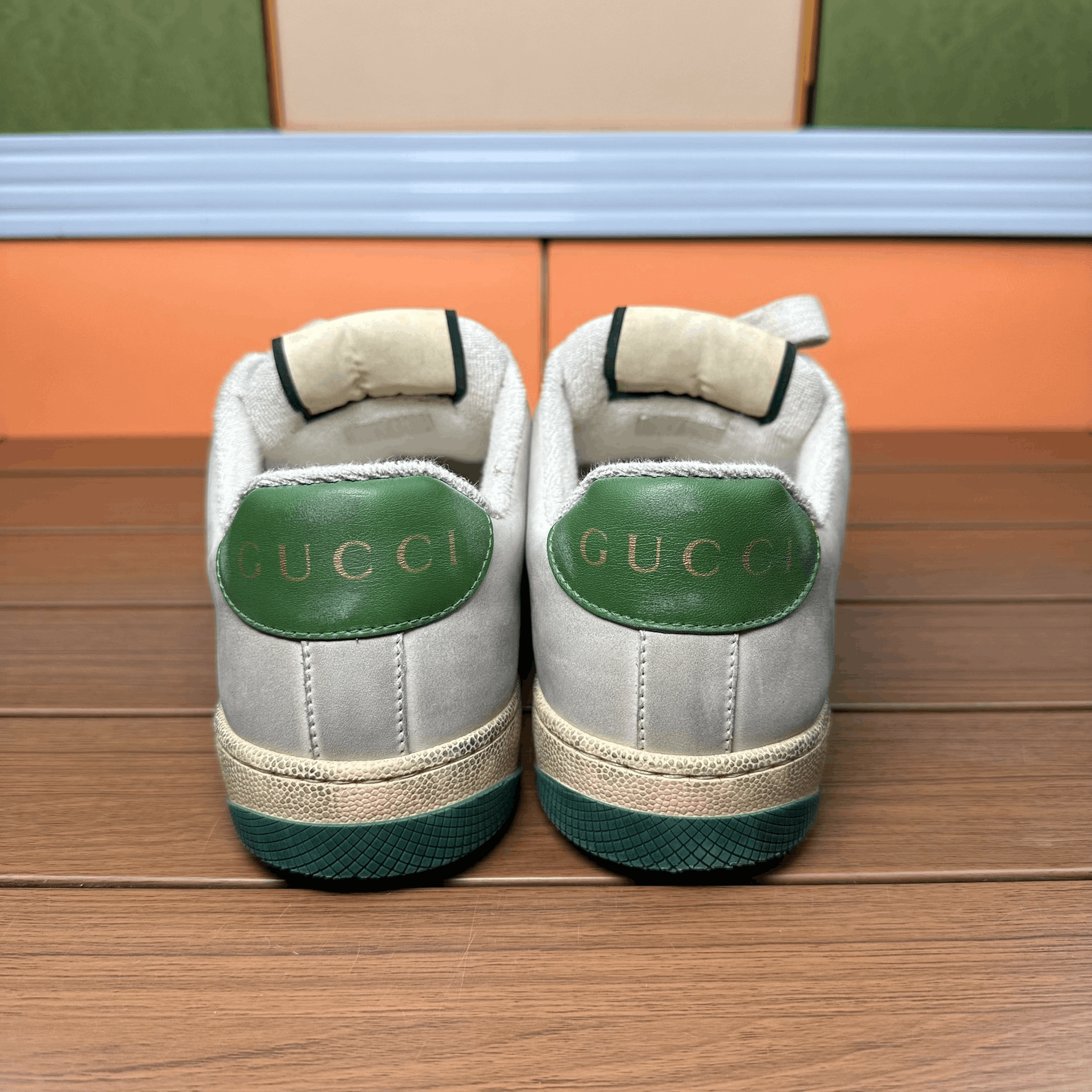 Gucci Gucci Green Lowtop Sneakers it_36-5 Women Size US 6.5 / IT 36.5 - 5 Thumbnail
