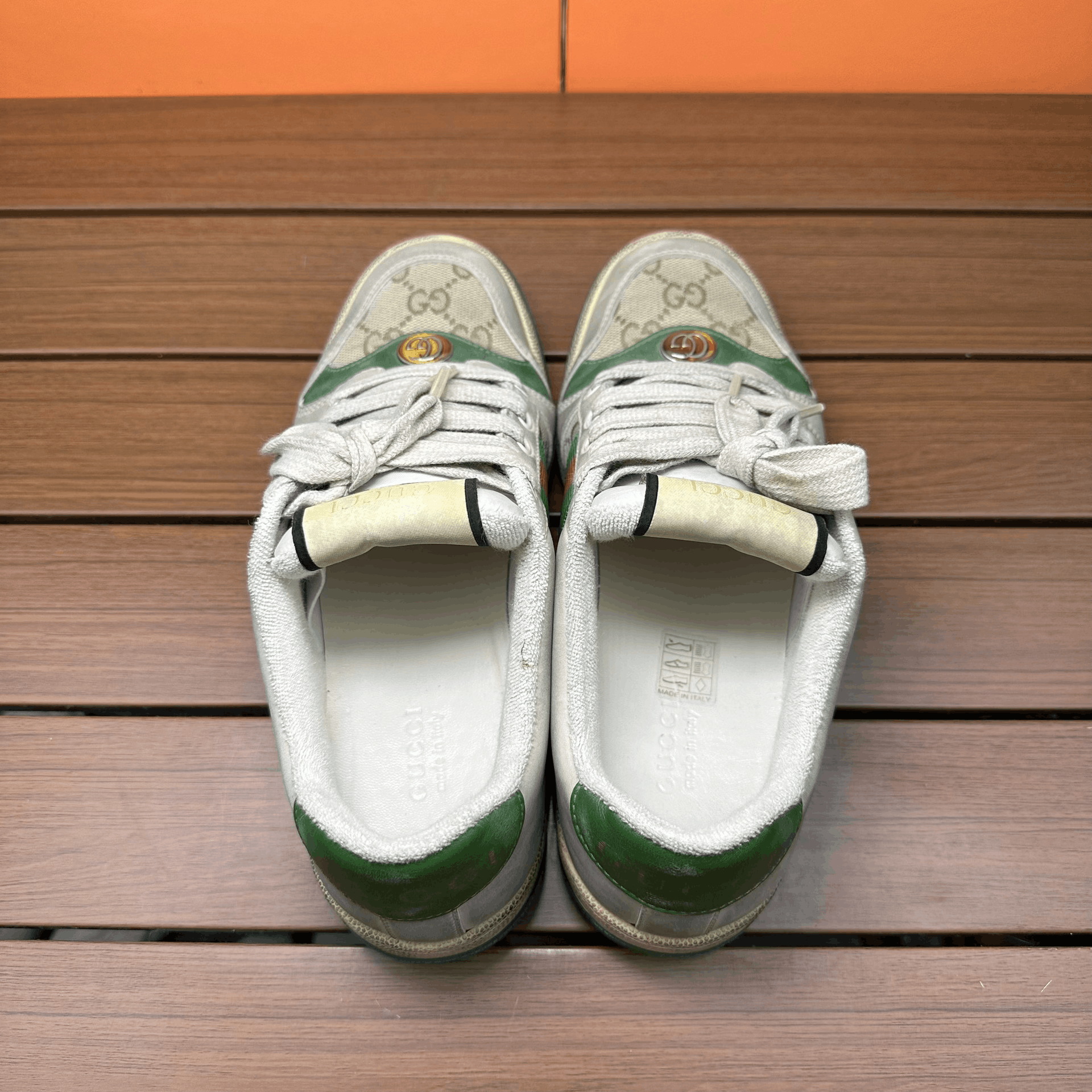 Gucci Gucci Green Lowtop Sneakers it_36-5 Women Size US 6.5 / IT 36.5 - 7 Thumbnail