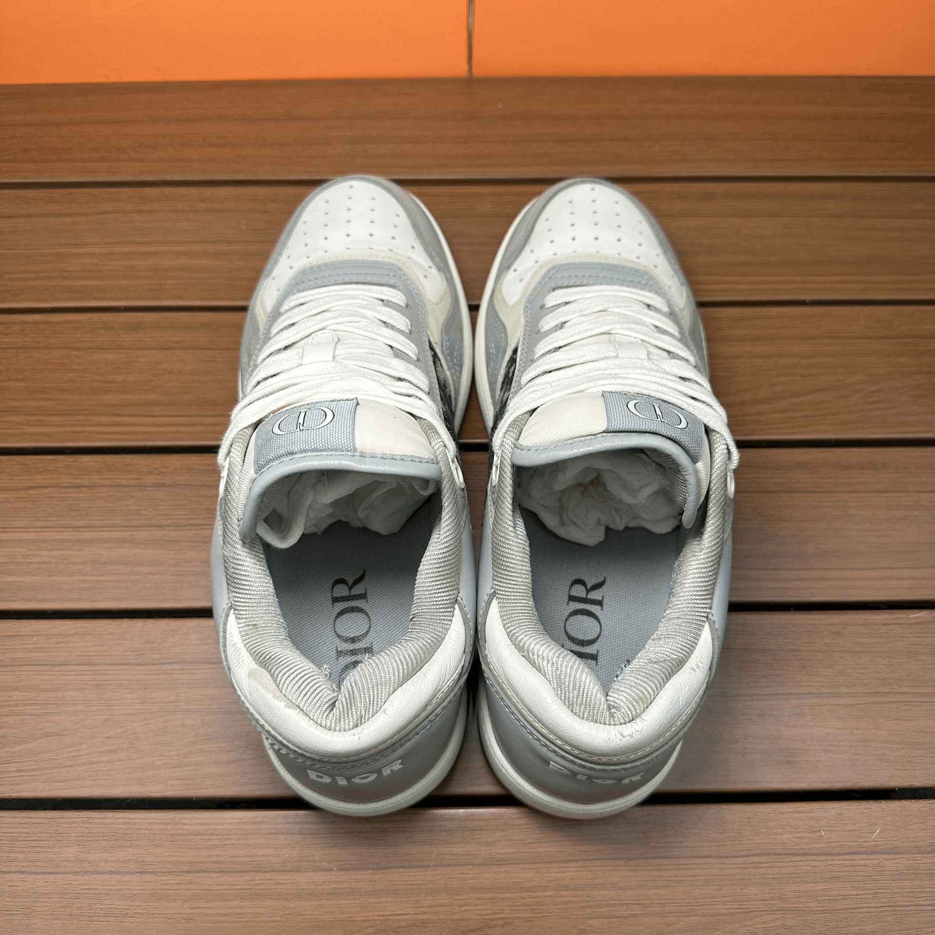 Dior Dior Printed White Lowtop Sneakers 6 Men Size US 6 / EU 39 - 5 Thumbnail