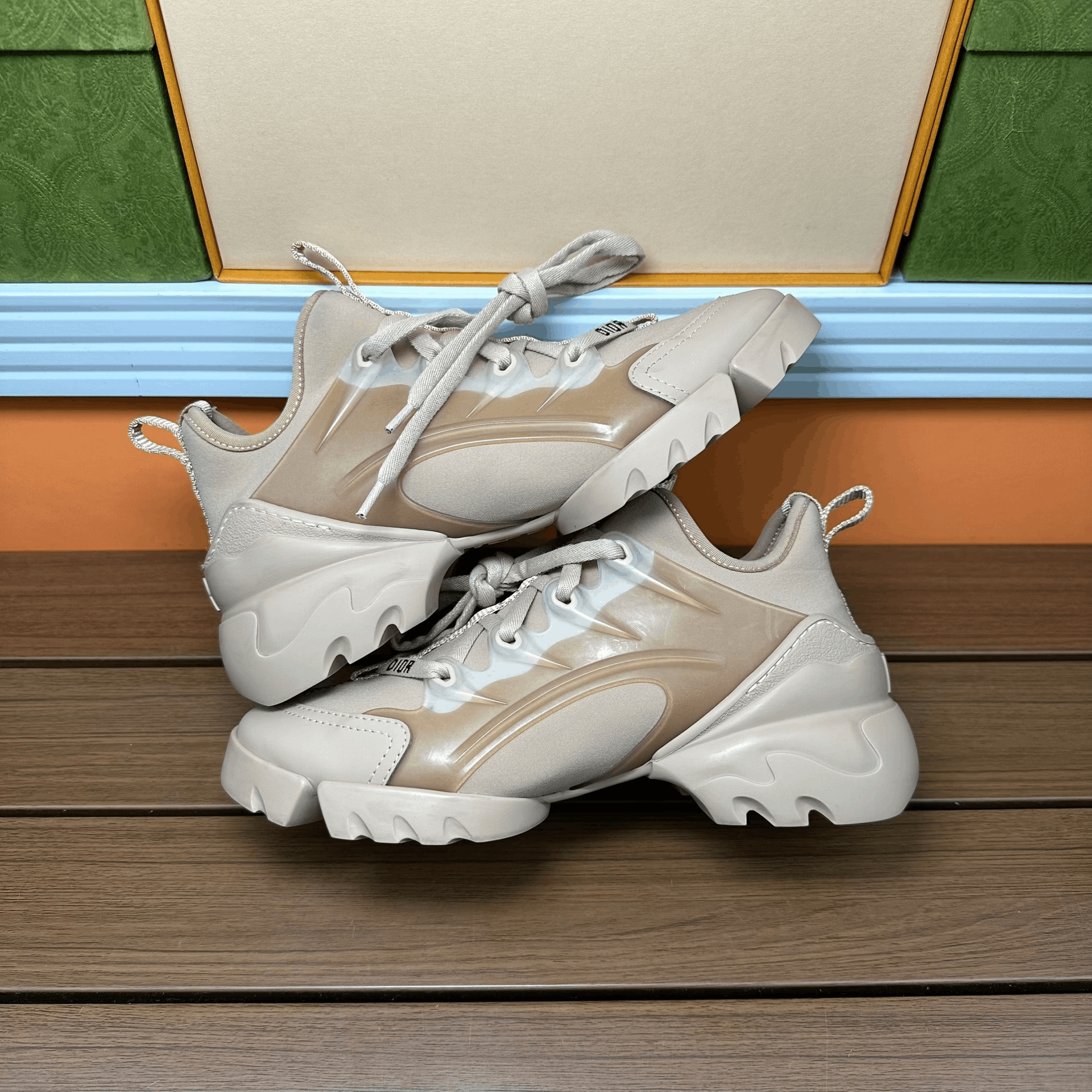 Dior Dior Leather Lowtop Sneakers it_35 Women Size US 5 / IT 35 - 2 Thumbnail