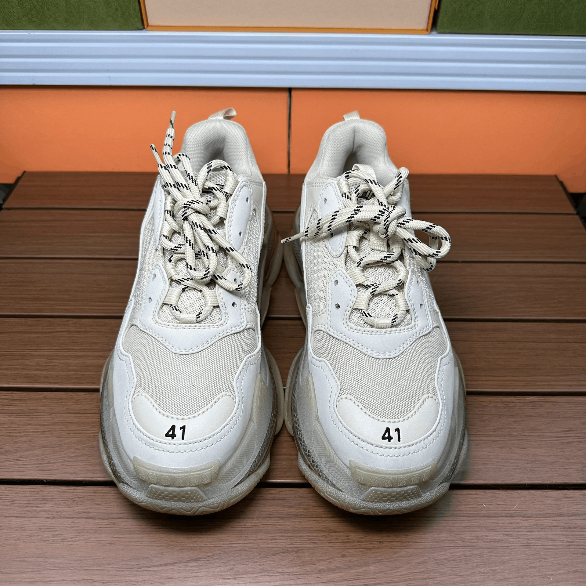 Balenciaga Balenciaga White Lowtop Sneakers it_41 Women Size US 11 / IT 41 - 4 Thumbnail