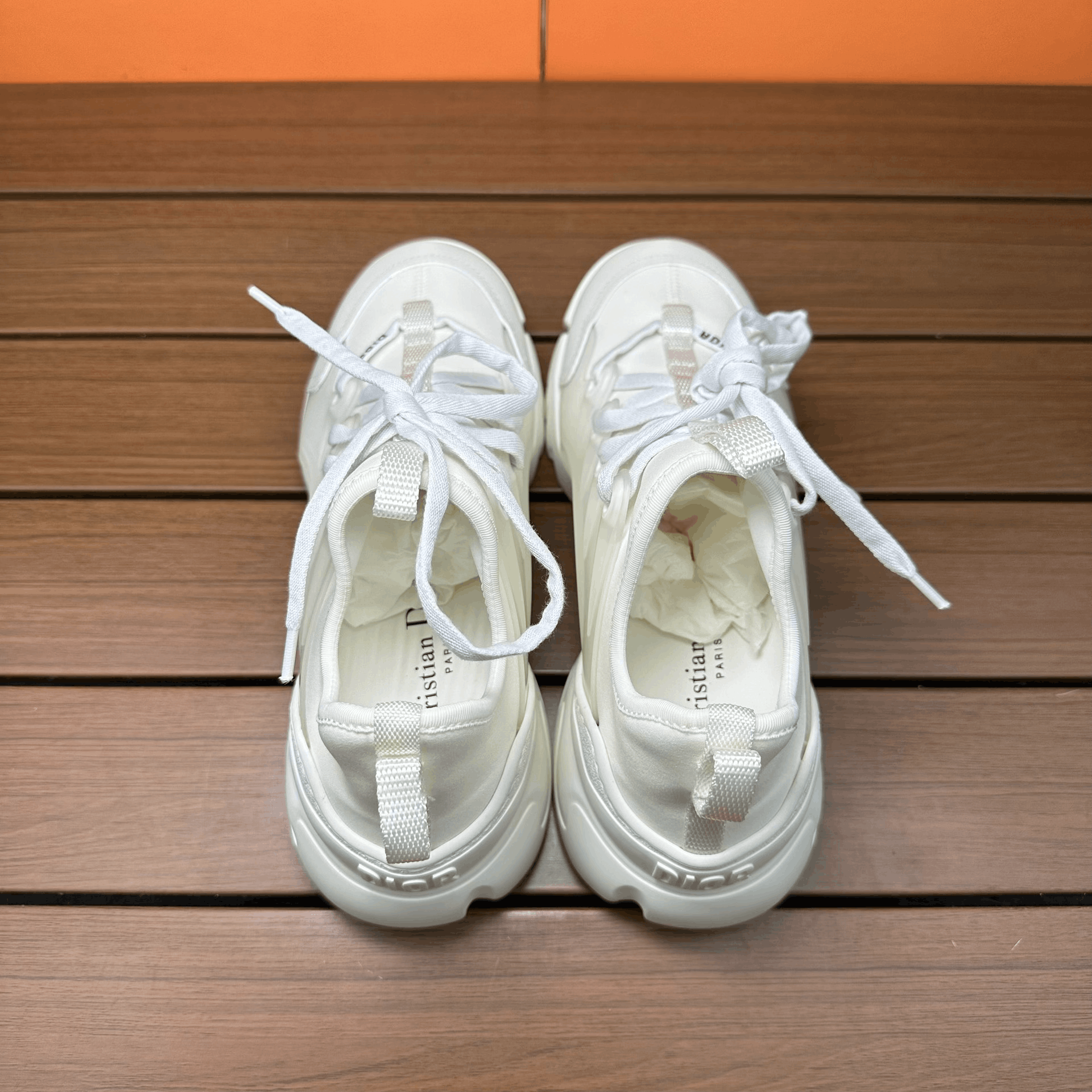 Dior Dior Casual White Lowtop Sneakers it_35 Women Size US 5 / IT 35 - 6 Thumbnail
