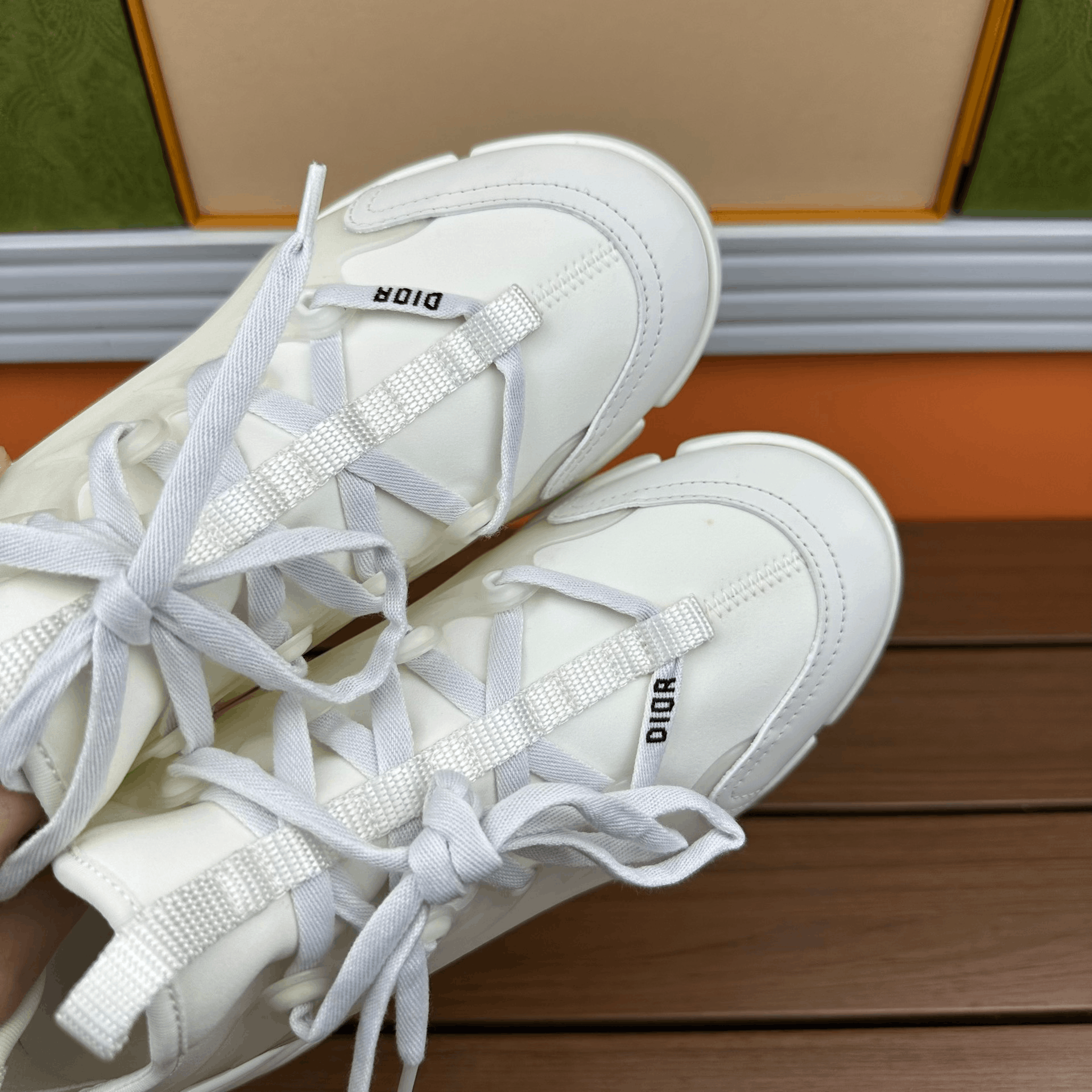 Dior Dior Casual White Lowtop Sneakers it_35 Women Size US 5 / IT 35 - 7 Thumbnail