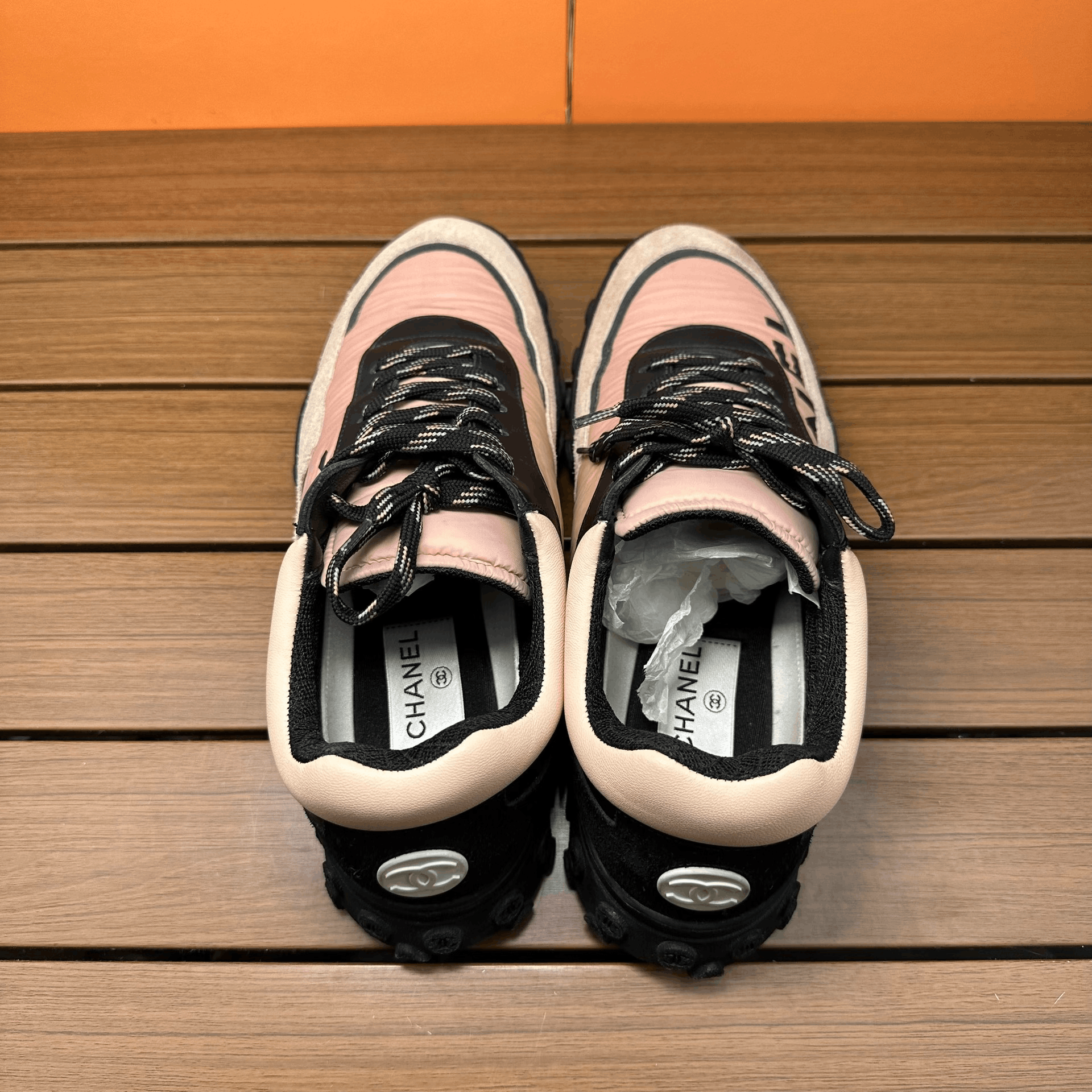 Chanel Chanel Pink Lowtop Sneakers it_39 Women Size US 9 / IT 39 - 7 Thumbnail
