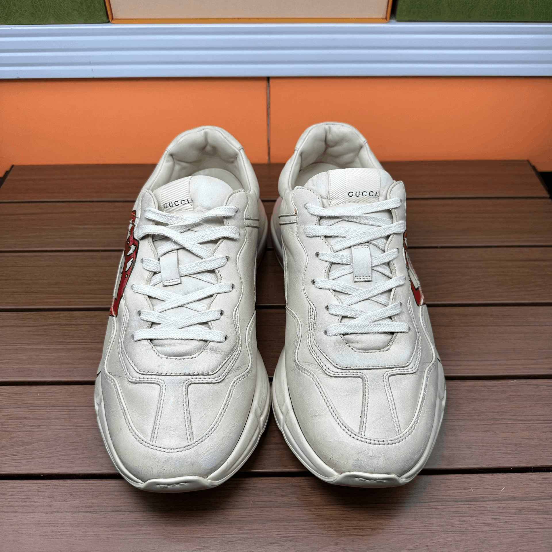 Gucci Gucci Printed Lowtop Sneakers 10 Men Size US 10 / EU 43 - 4 Thumbnail