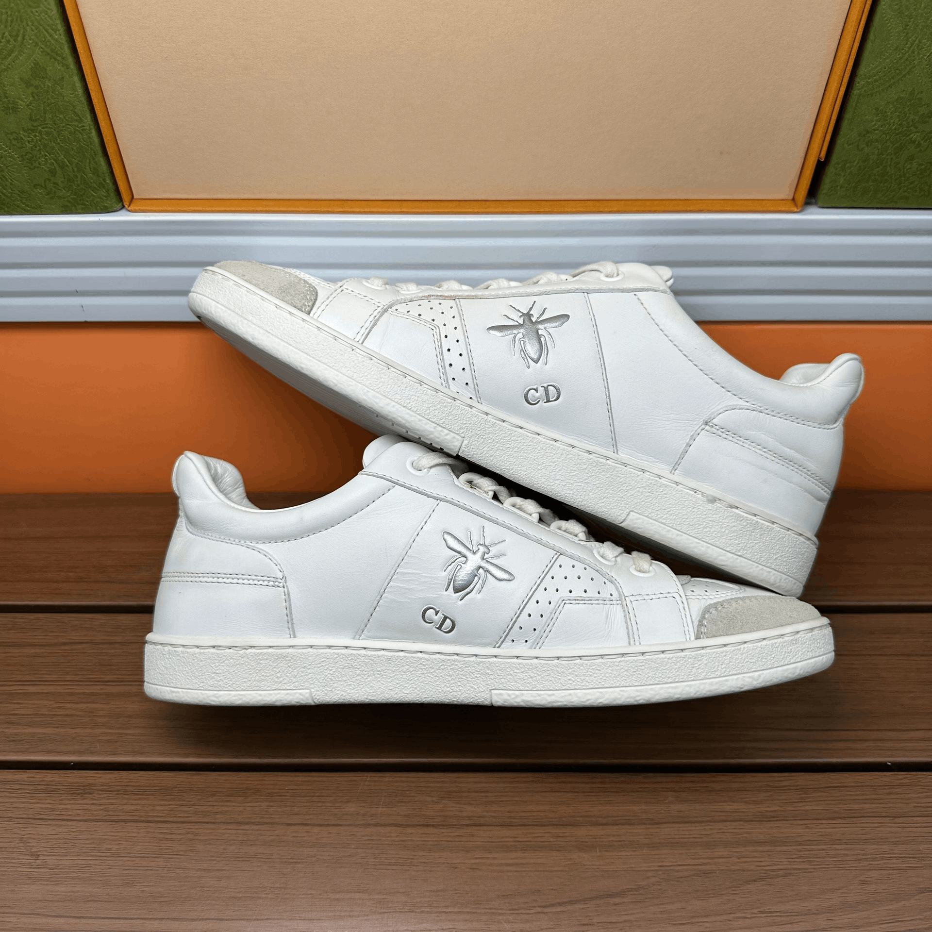 Dior Dior White Lowtop Sneakers 10 Men Size US 10 / EU 43 - 3 Thumbnail