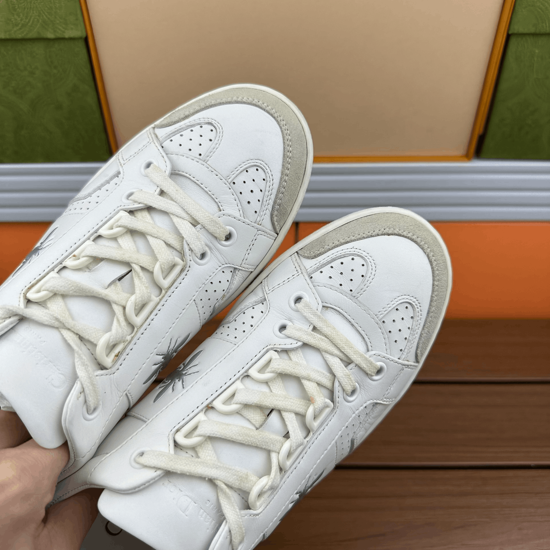 Dior Dior White Lowtop Sneakers 10 Men Size US 10 / EU 43 - 8 Thumbnail