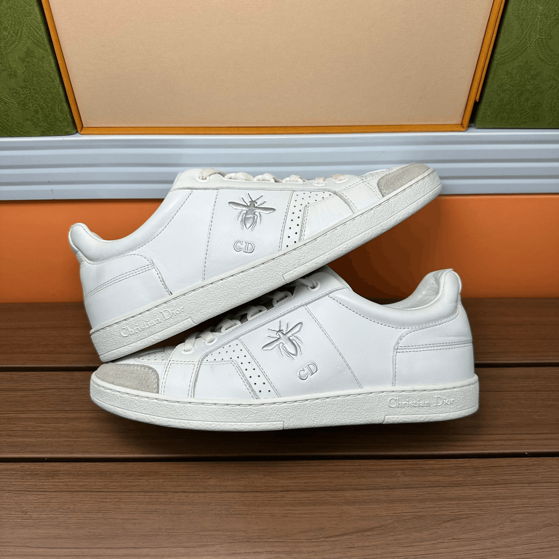 Dior Dior White Lowtop Sneakers 10 Men Size US 10 / EU 43 - 2 Thumbnail