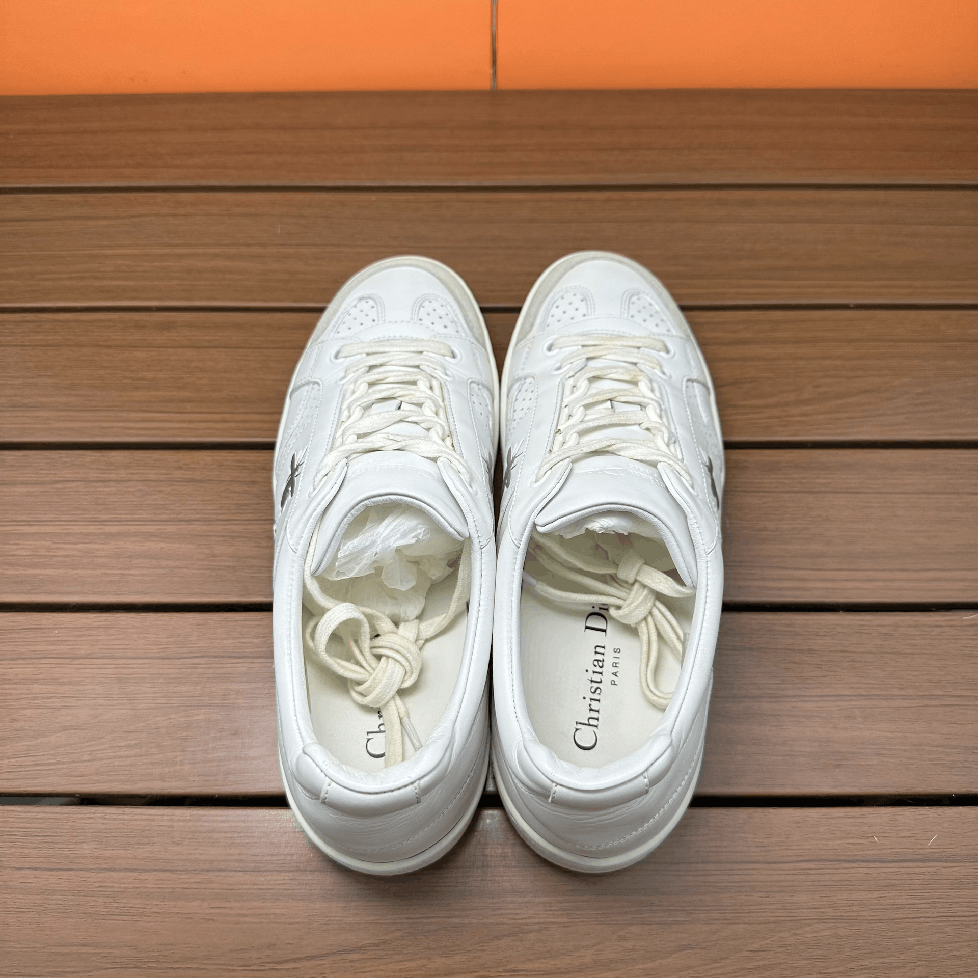 Dior Dior White Lowtop Sneakers 10 Men Size US 10 / EU 43 - 7 Thumbnail