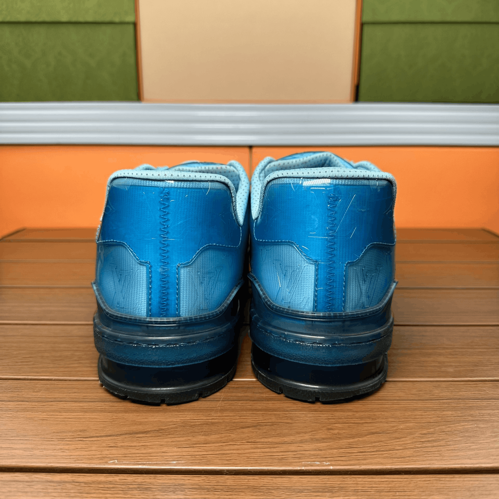 Louis Vuitton Louis Vuitton Training Blue Lowtop Sneakers 10 Men Size US 10 / EU 43 - 5 Thumbnail