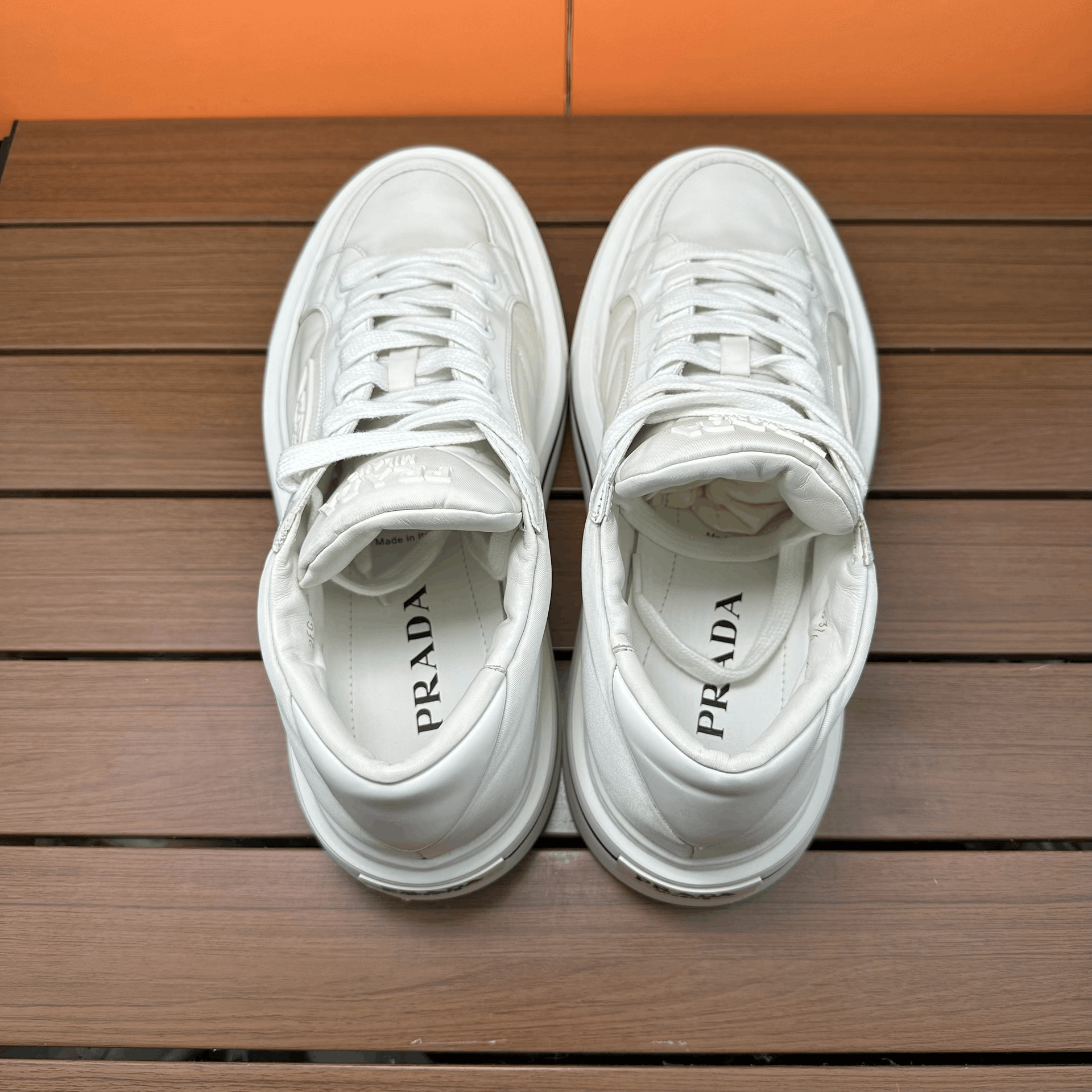 Prada Prada Casual White Lowtop Sneakers 10 Men Size US 10 / EU 43 - 6 Thumbnail
