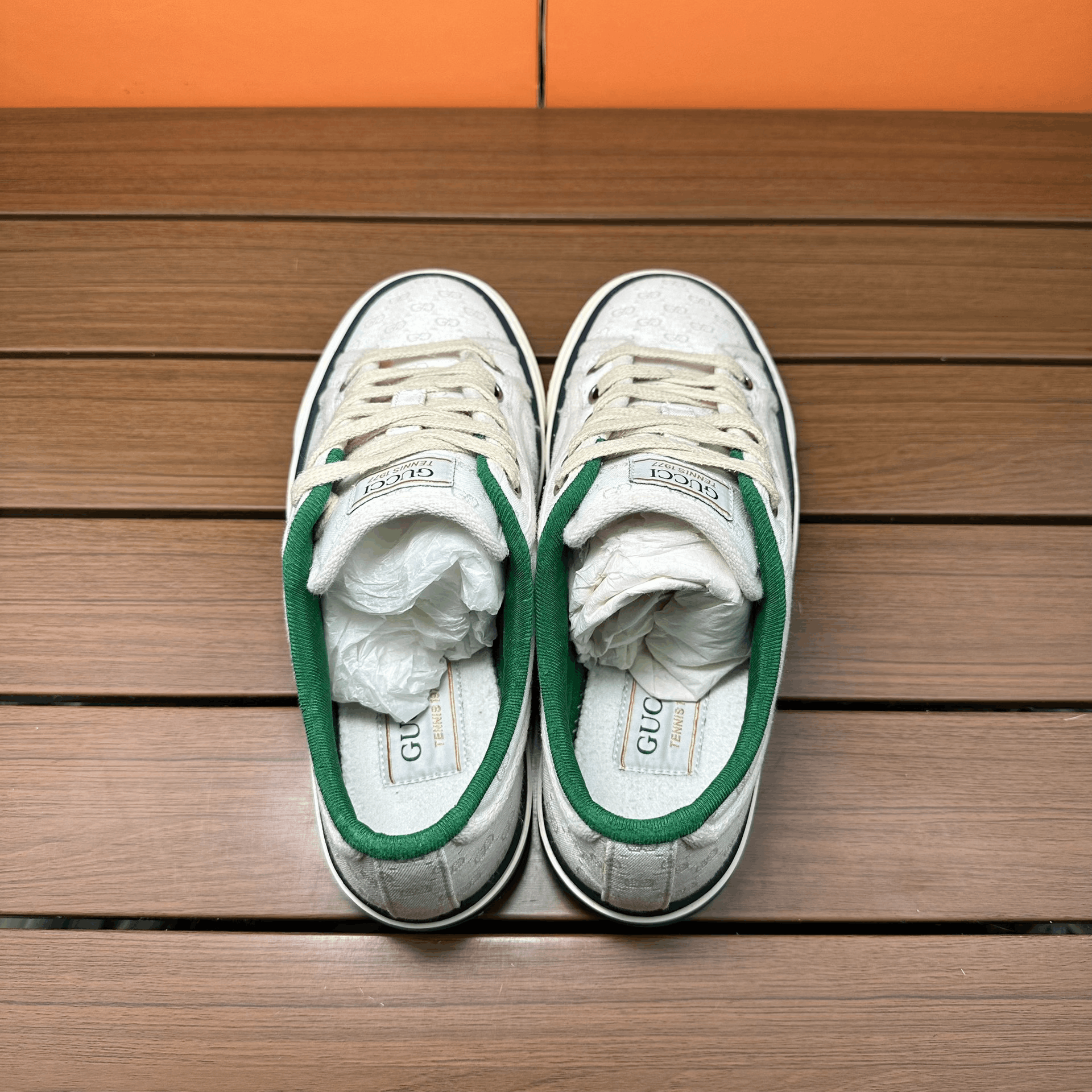 Gucci Gucci White Lowtop Sneakers it_35 Women Size US 5 / IT 35 - 5 Thumbnail