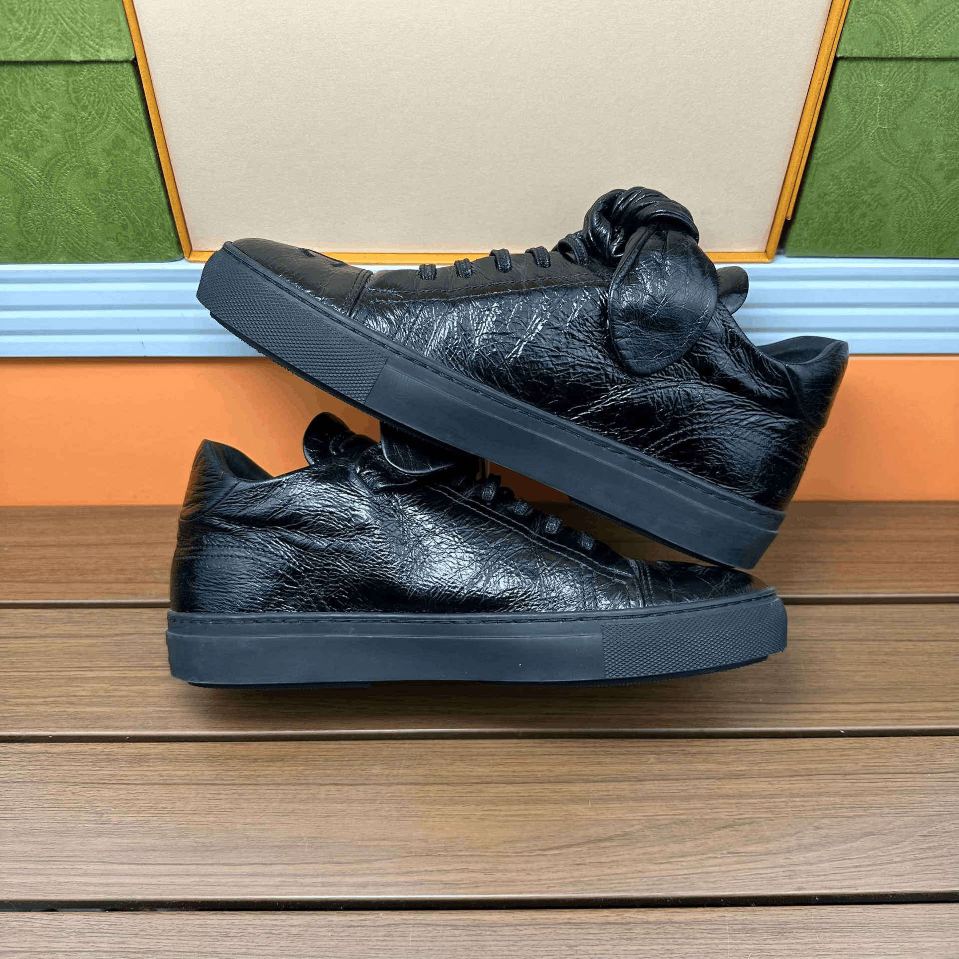 Chanel Chanel Casual Black Lowtop Sneakers it_39 Women Size US 9 / IT 39 - 3 Thumbnail
