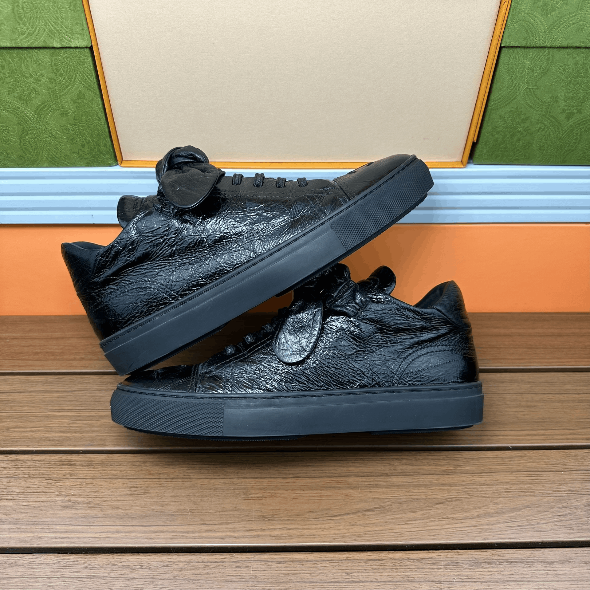 Chanel Chanel Casual Black Lowtop Sneakers it_39 Women Size US 9 / IT 39 - 2 Thumbnail