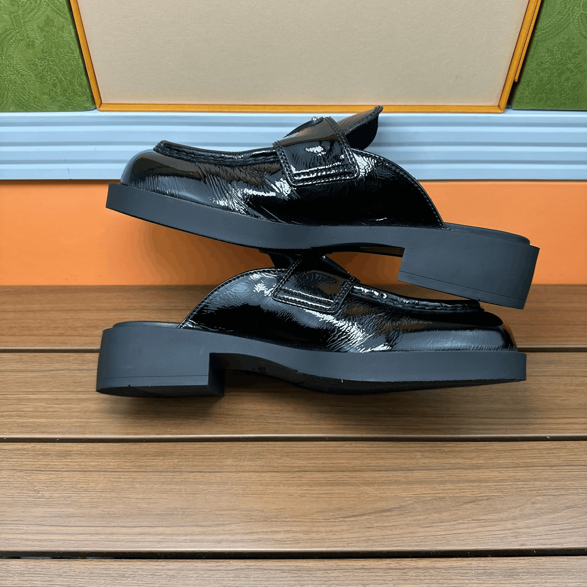 Prada Prada Patent Sandals it_37-5 Women Size US 7.5 / IT 37.5 - 3 Thumbnail