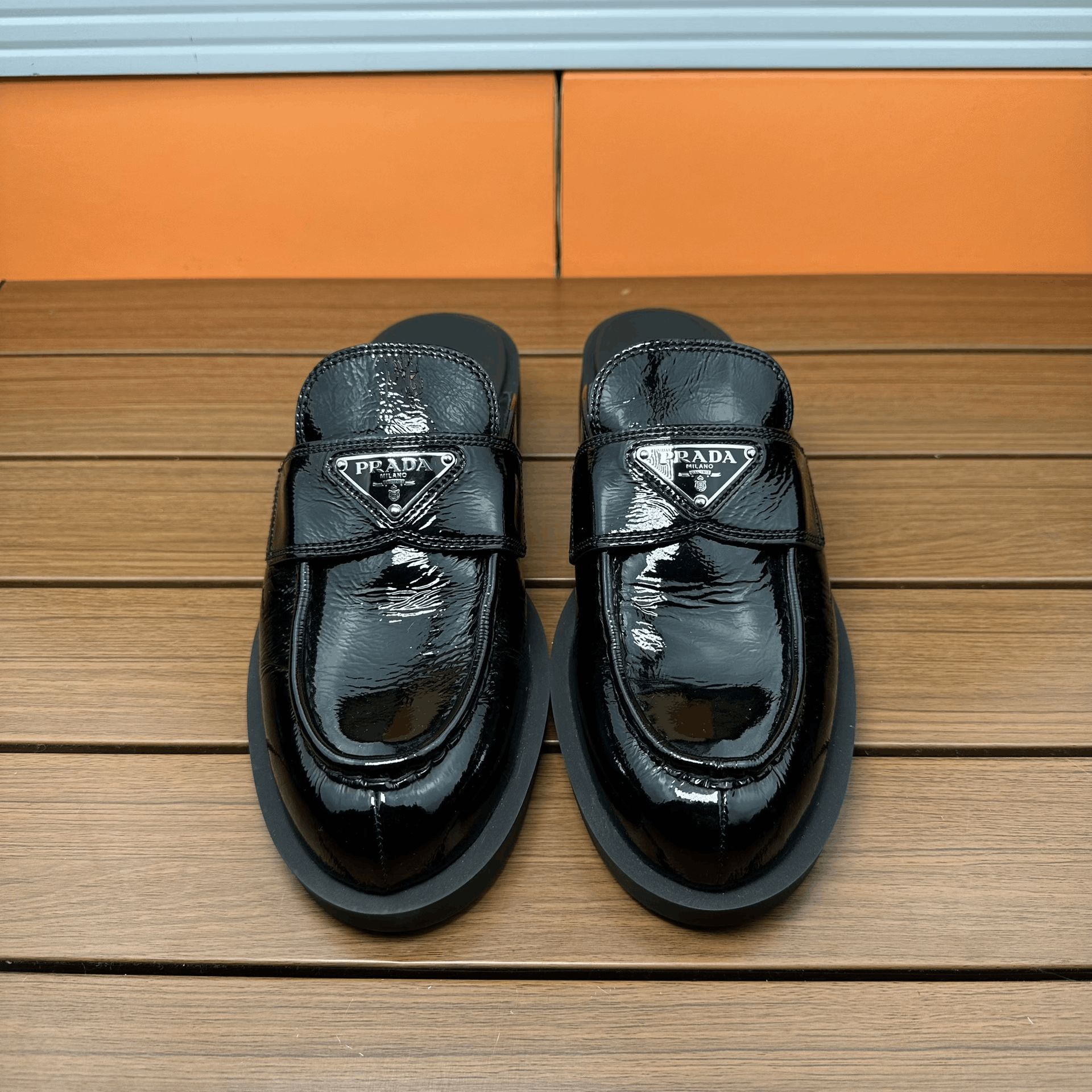 Prada Prada Patent Sandals it_37-5 Women Size US 7.5 / IT 37.5 - 4 Thumbnail
