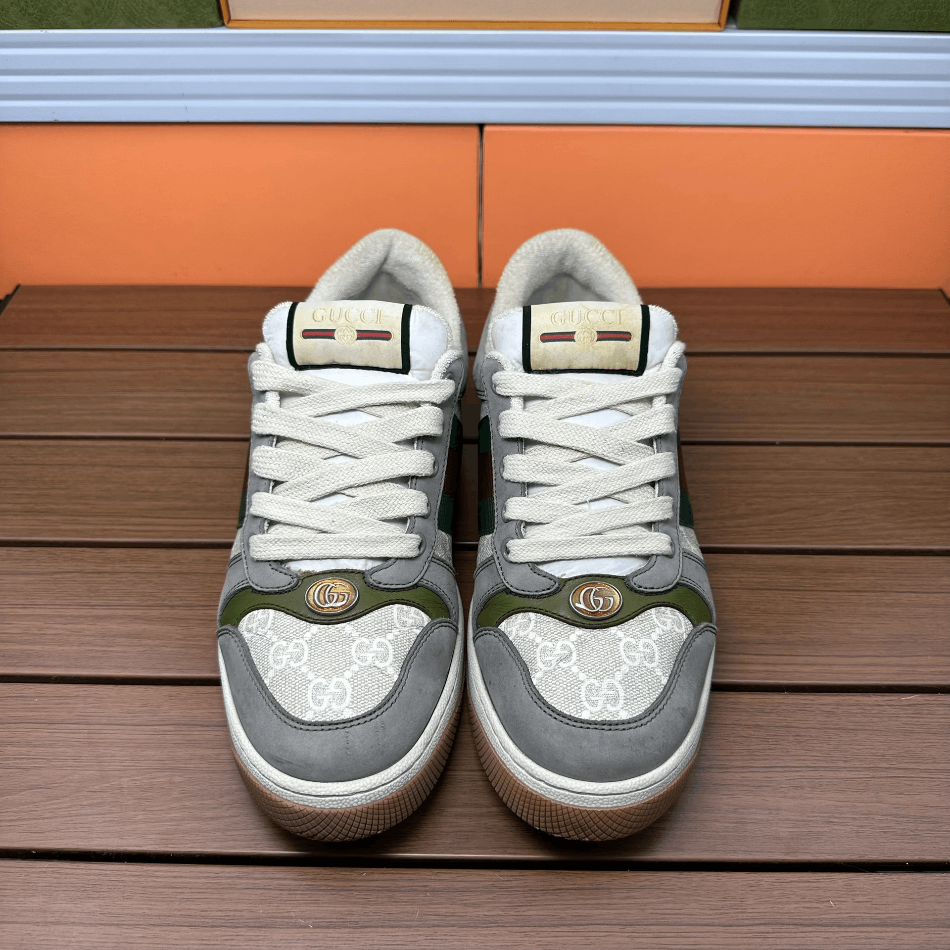 Gucci Gucci Gray Lowtop Sneakers 7 Men Size US 7 / EU 40 - 4 Thumbnail