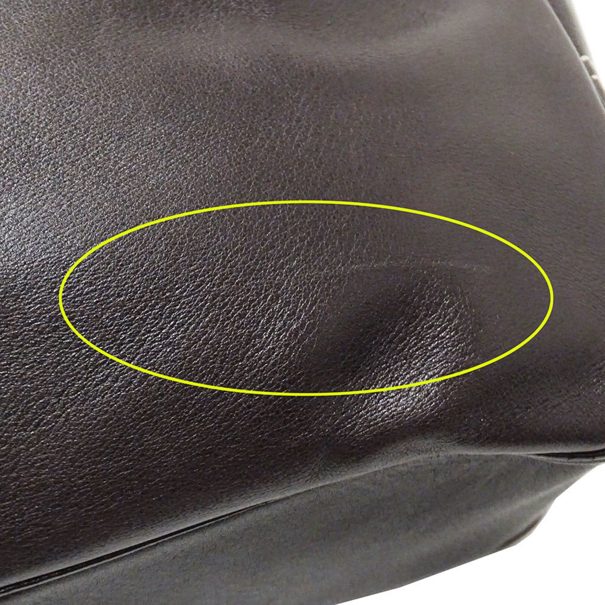 Celine Celine handbag for women, brand name, leather, Boogie Bag, dark brown, simple design. Size ONE SIZE - 9 Thumbnail