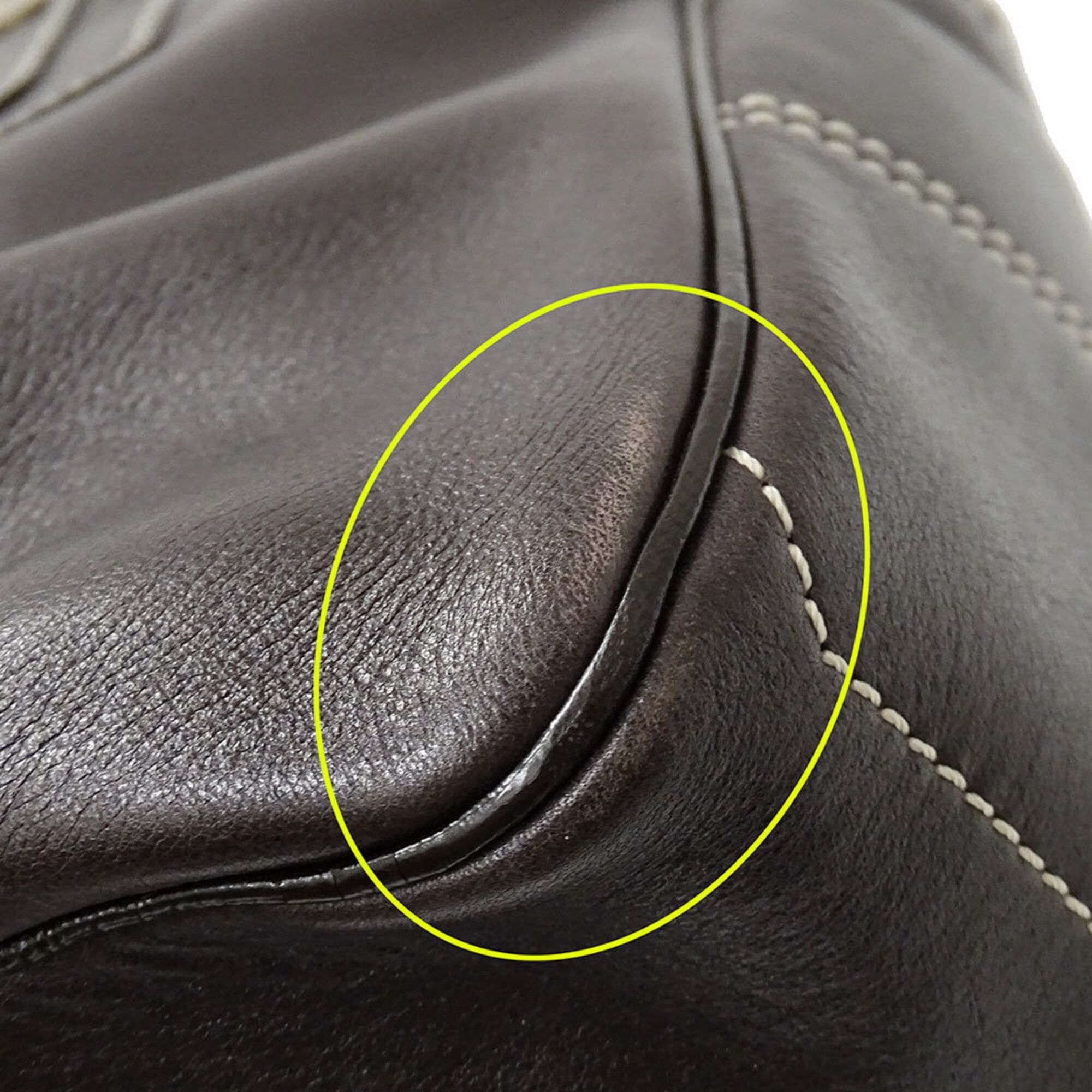 Celine Celine handbag for women, brand name, leather, Boogie Bag, dark brown, simple design. Size ONE SIZE - 8 Thumbnail