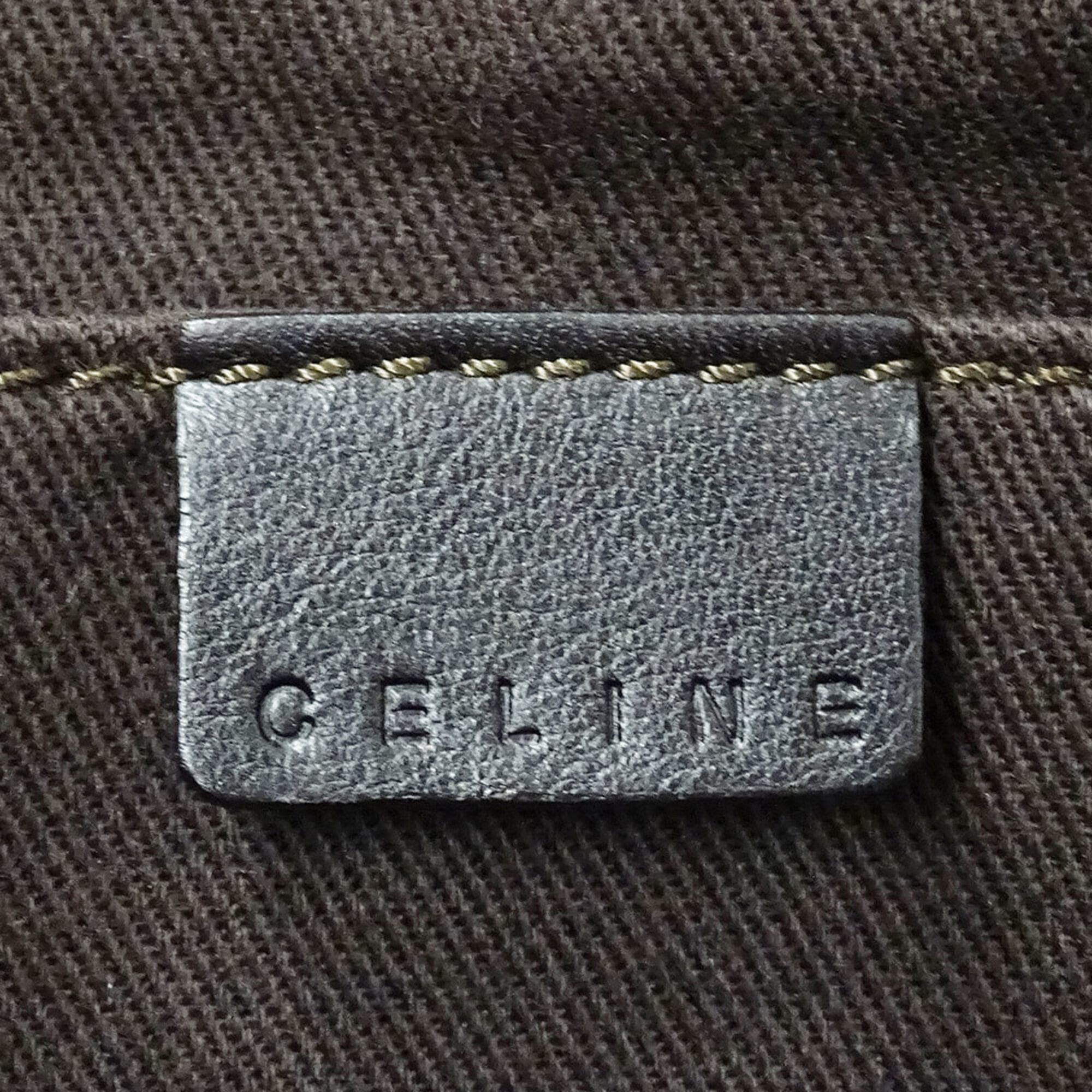 Celine Celine handbag for women, brand name, leather, Boogie Bag, dark brown, simple design. Size ONE SIZE - 7 Thumbnail