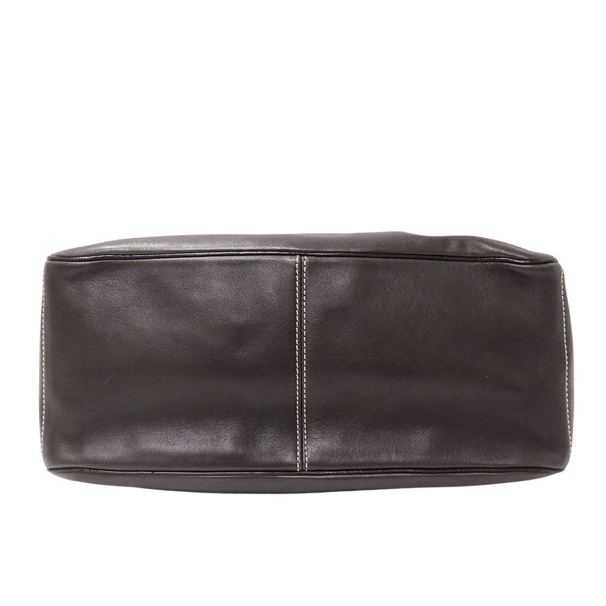 Celine Celine handbag for women, brand name, leather, Boogie Bag, dark brown, simple design. Size ONE SIZE - 3 Thumbnail